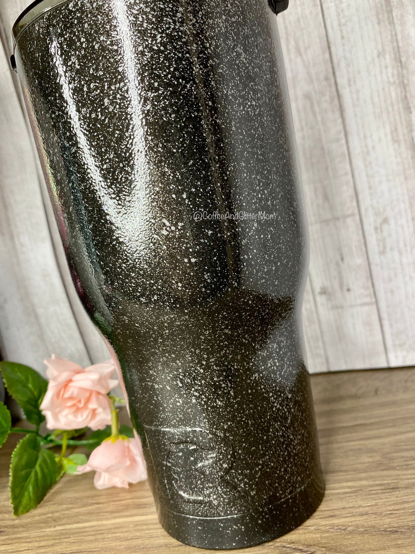 Black Hammered Tumbler