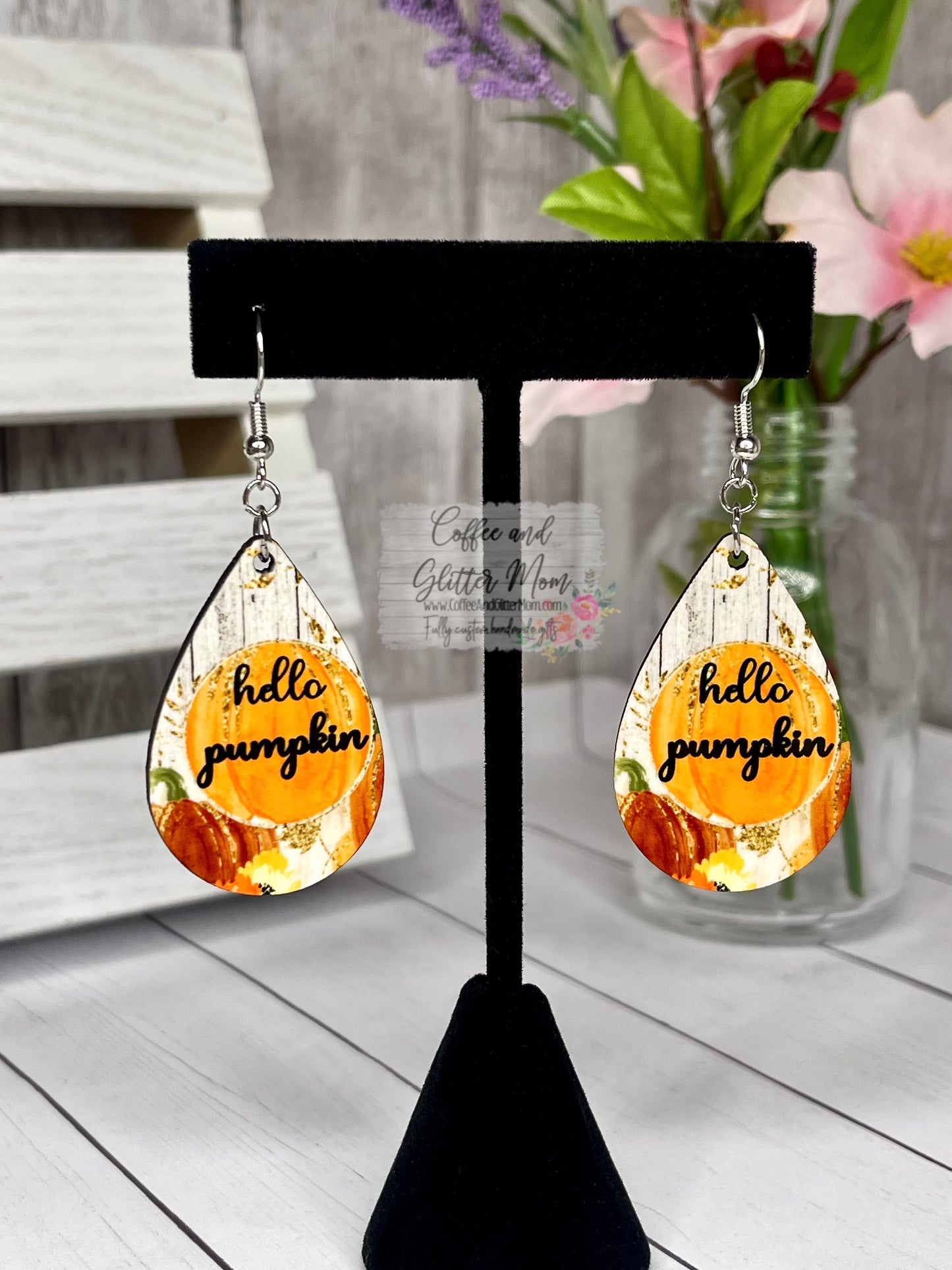 Hey Pumpkin Teardrop Earrings
