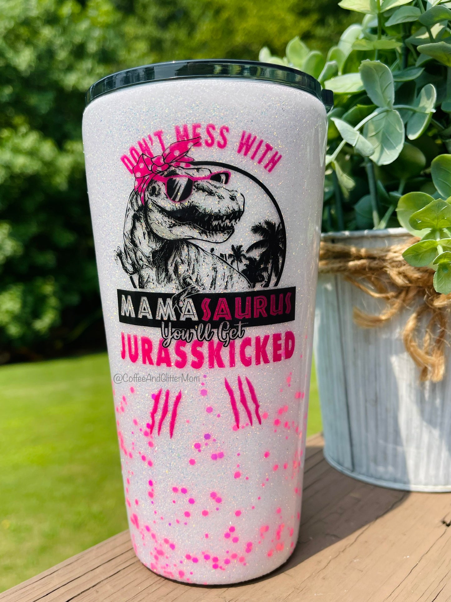 Don’t Mess With Mamasaurus 16oz Slim Pint