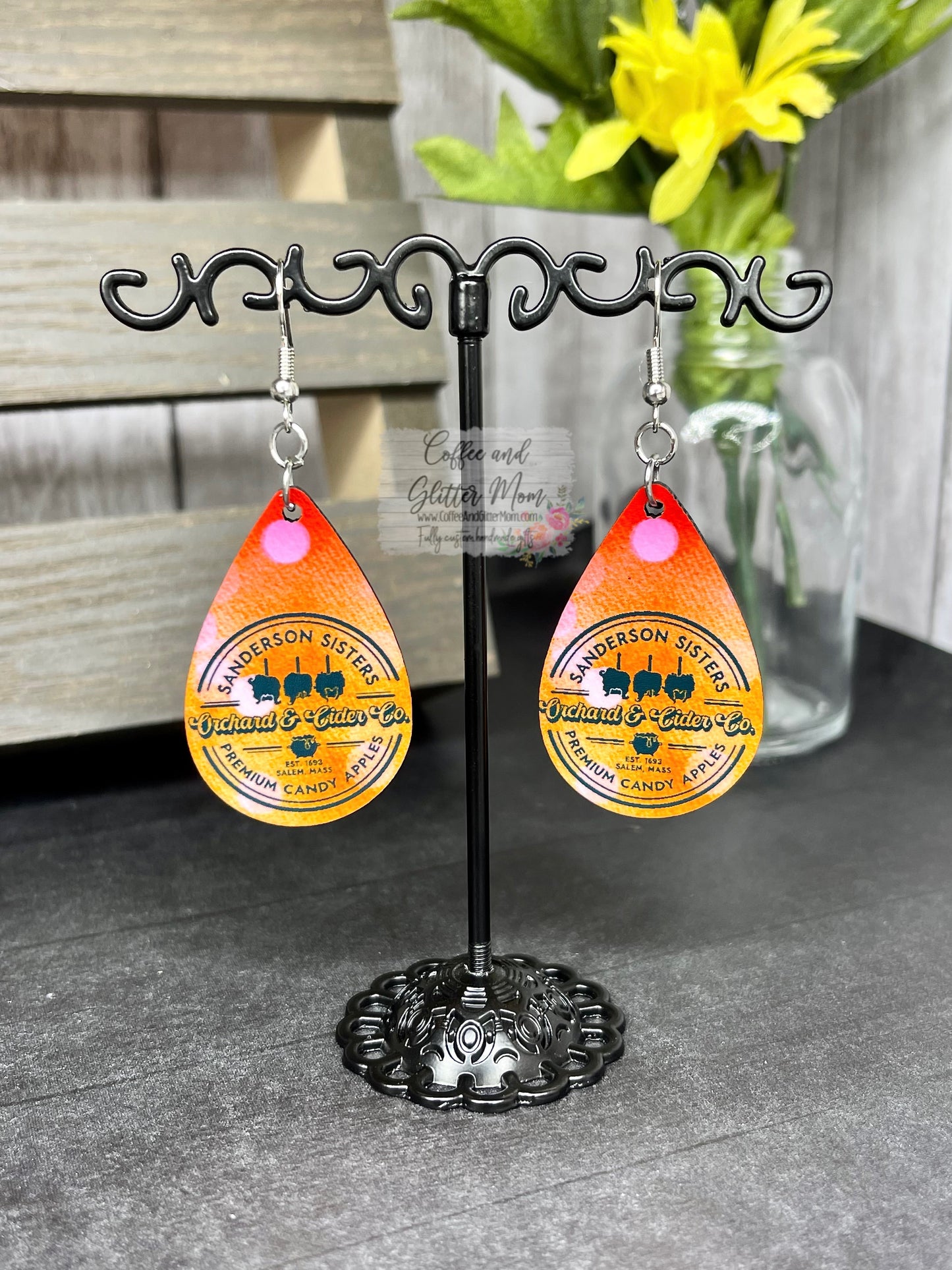 RTS Sanderson Apples Halloween Earrings