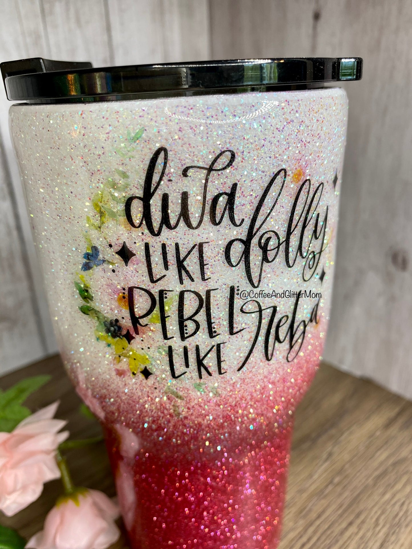 Rebel like Reba Diva like Dolly 20oz Rtic