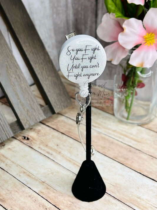 So You Fight Iceland Greys Badge Reel