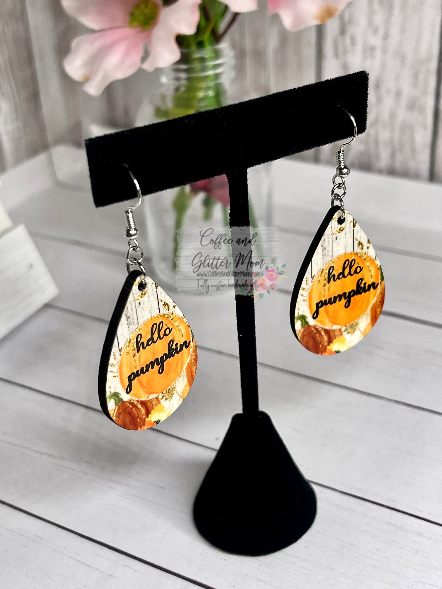Hey Pumpkin Teardrop Earrings