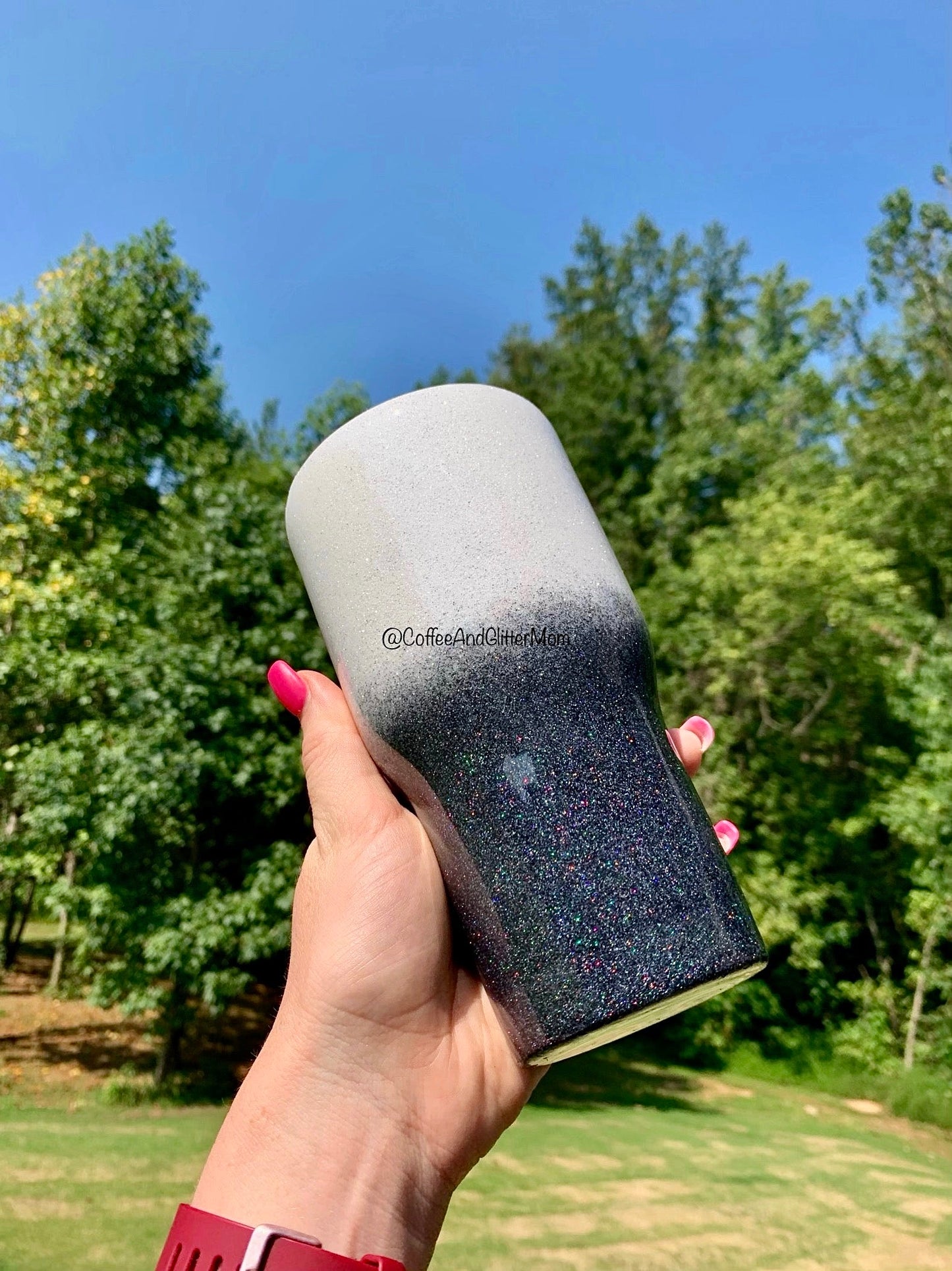 The Holographic Gunmetal Flash Tumbler