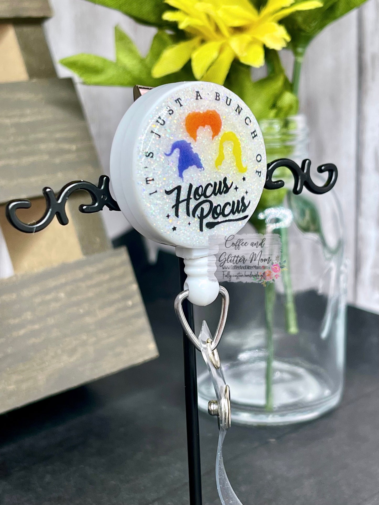It’s All Hocus Pocus Witches Badge Reel