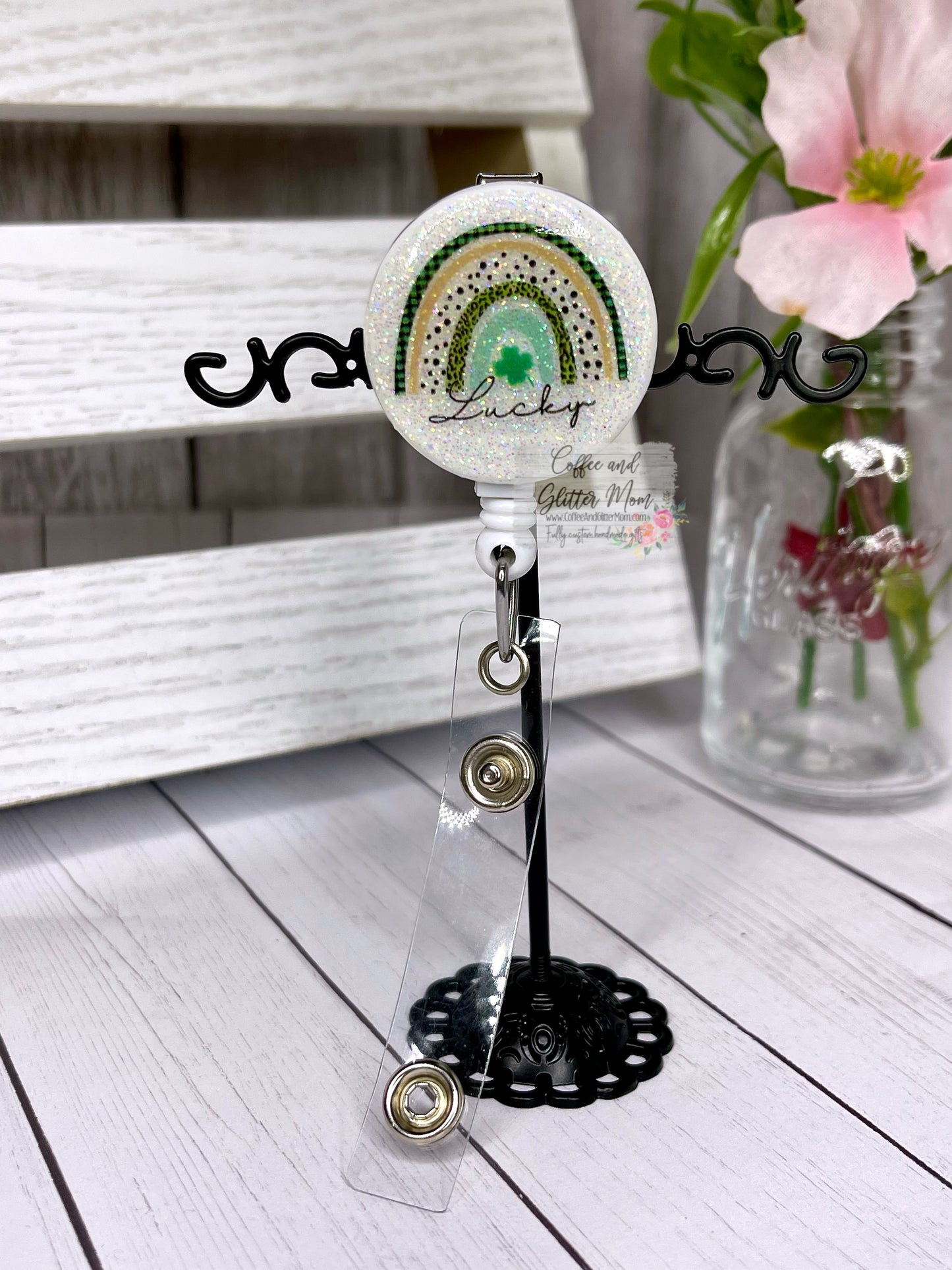 Lucky Rainbow Badge Reel