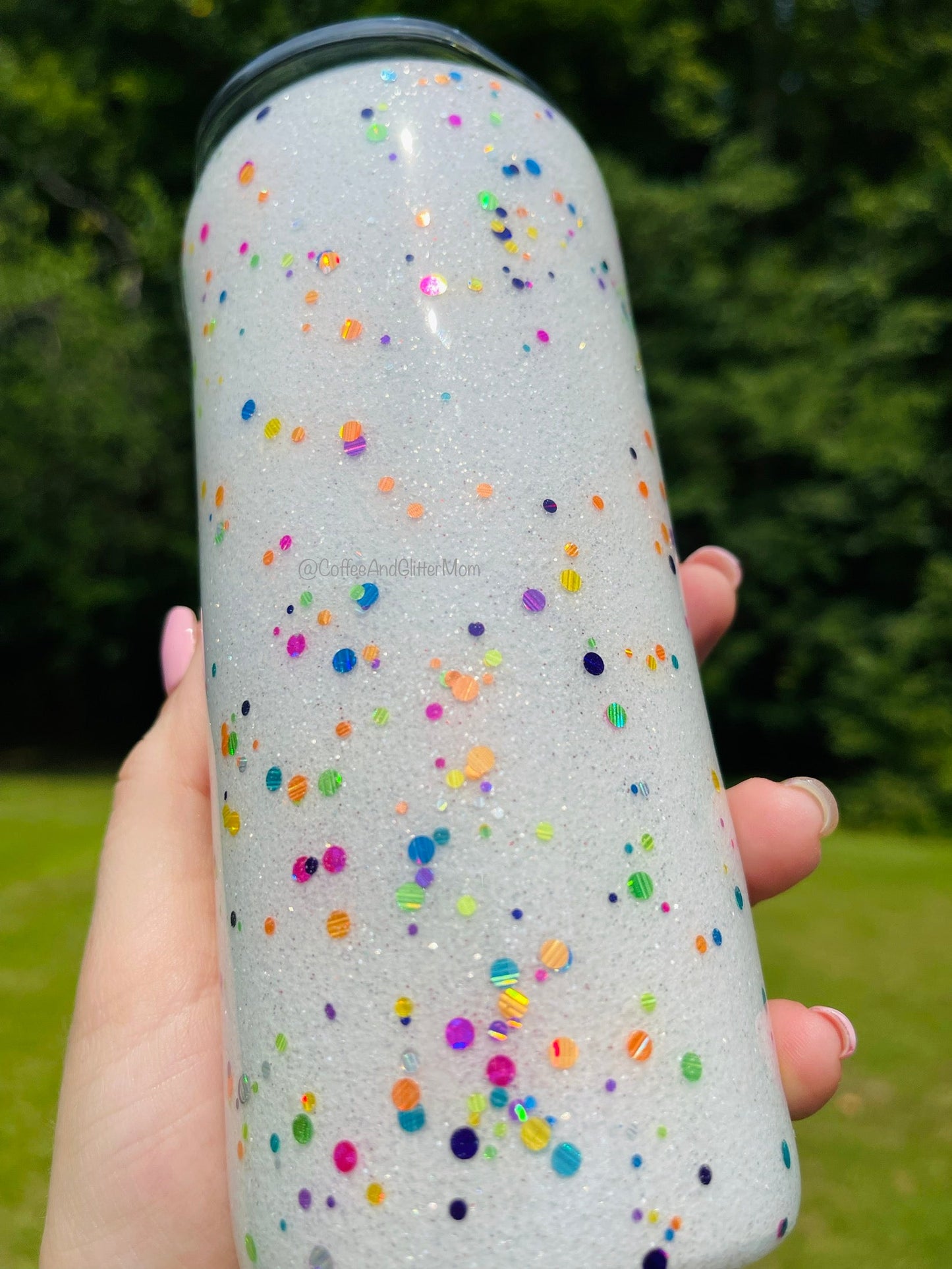 The Psychedelic White Tumbler