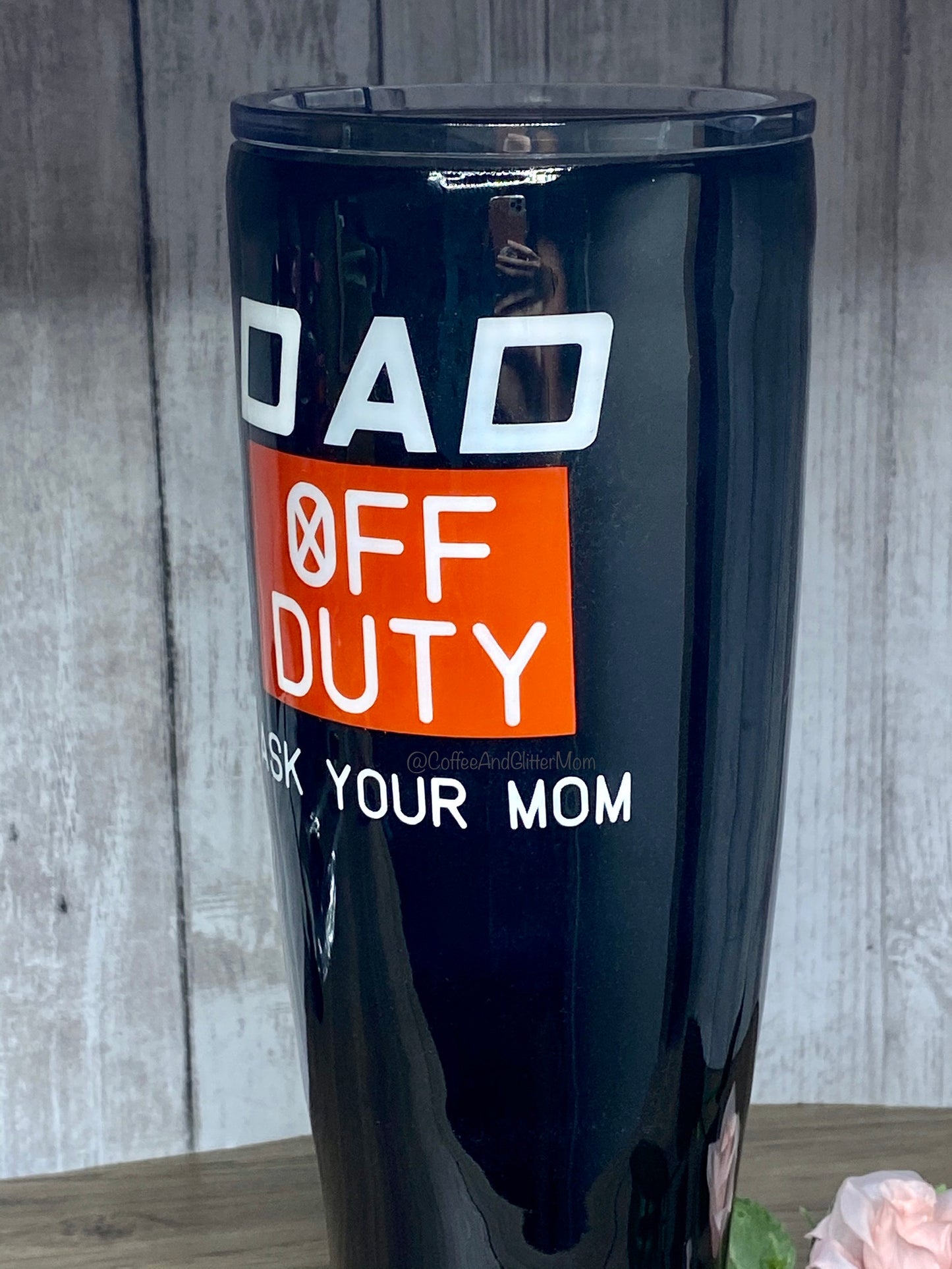 Black, Red or White Painted Tumbler