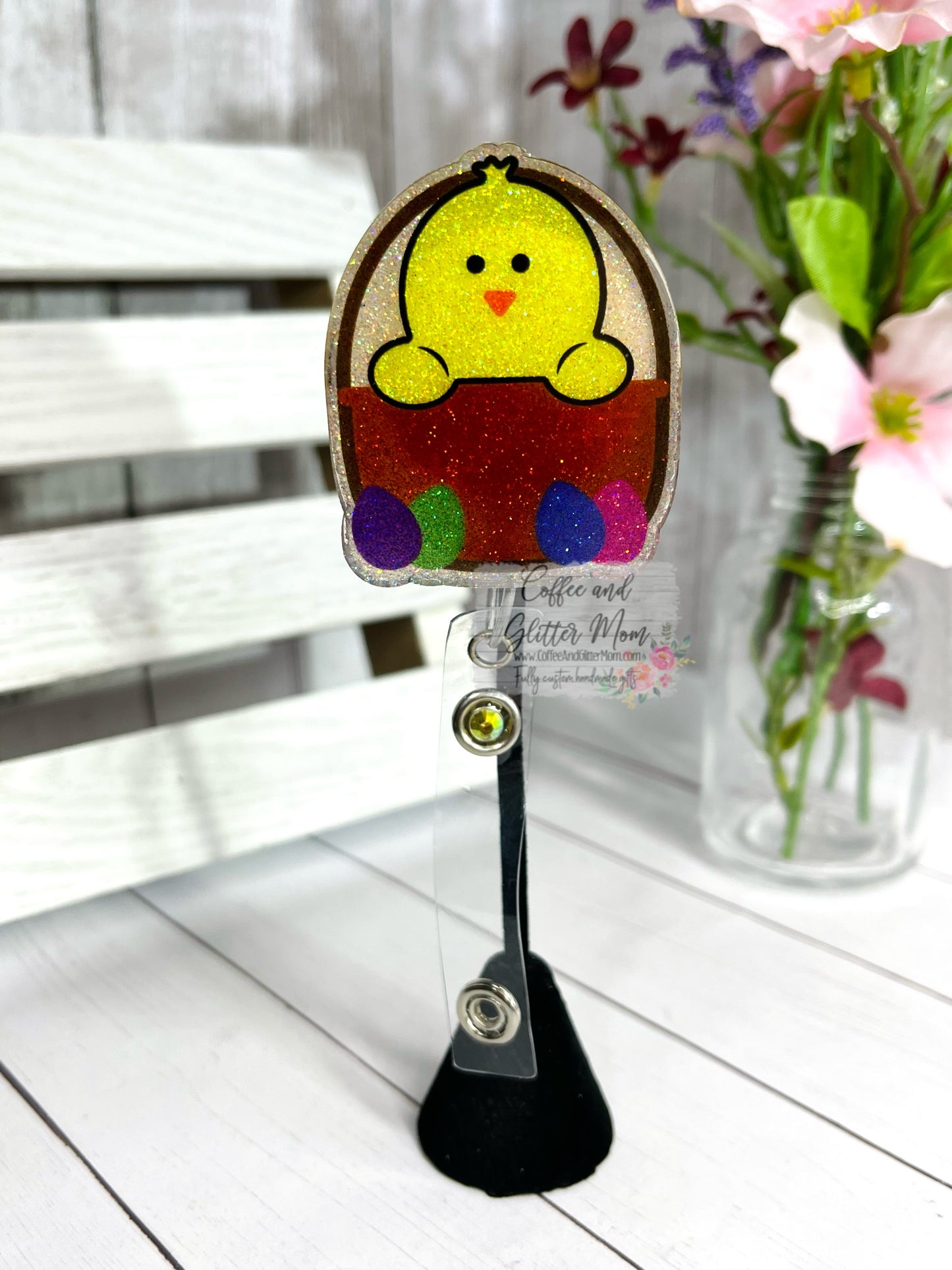 Easter Chick Designer Badge Reel