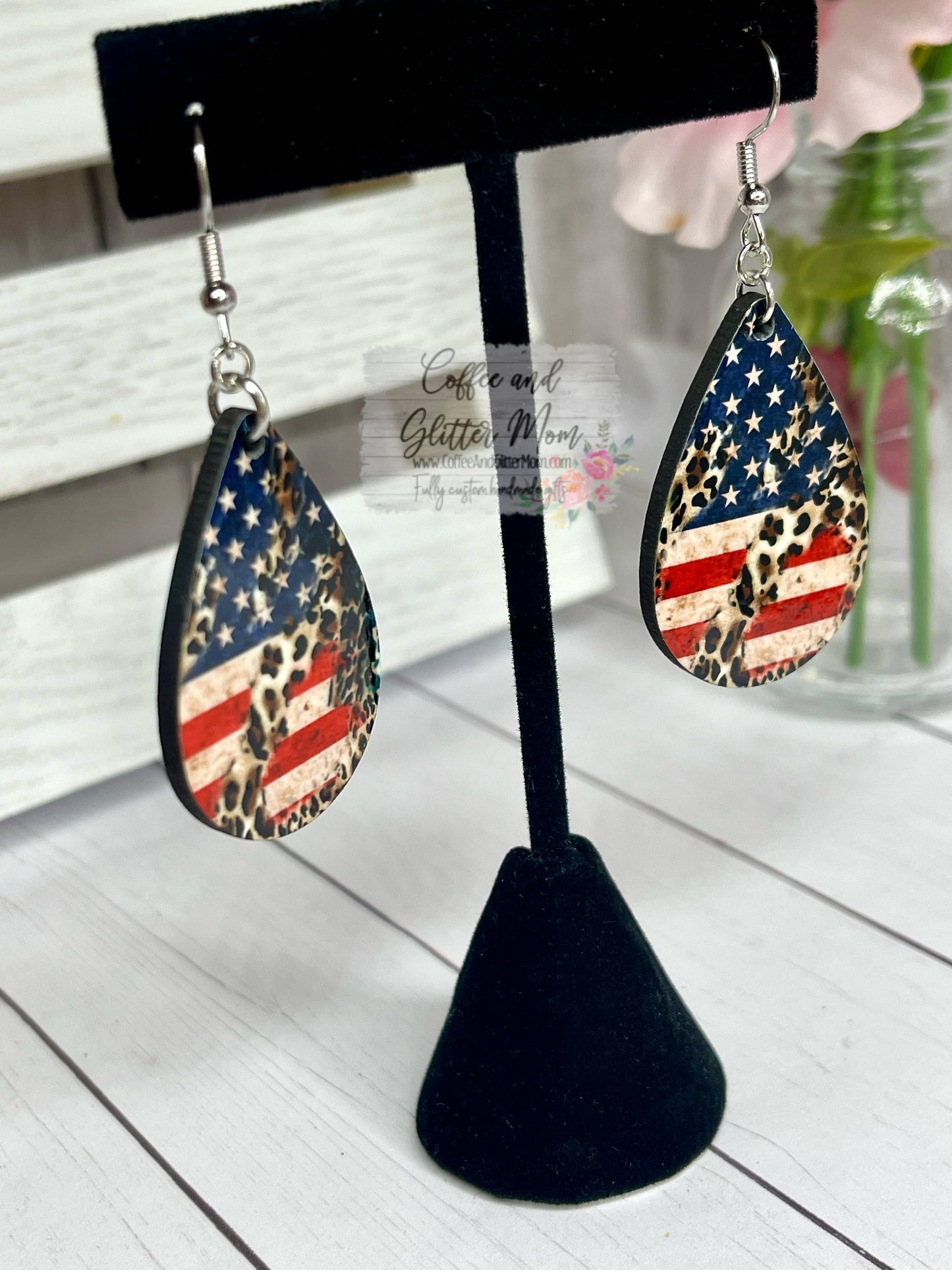 American Animal Teardrop Earrings RTS