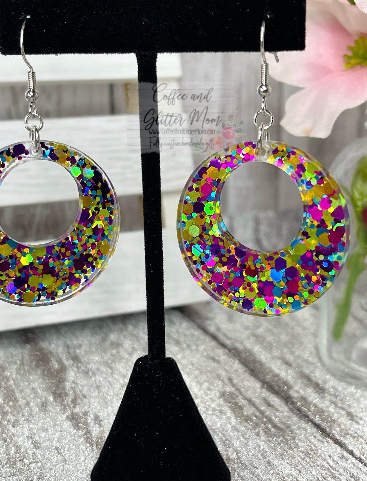 Mardi Gras Earrings