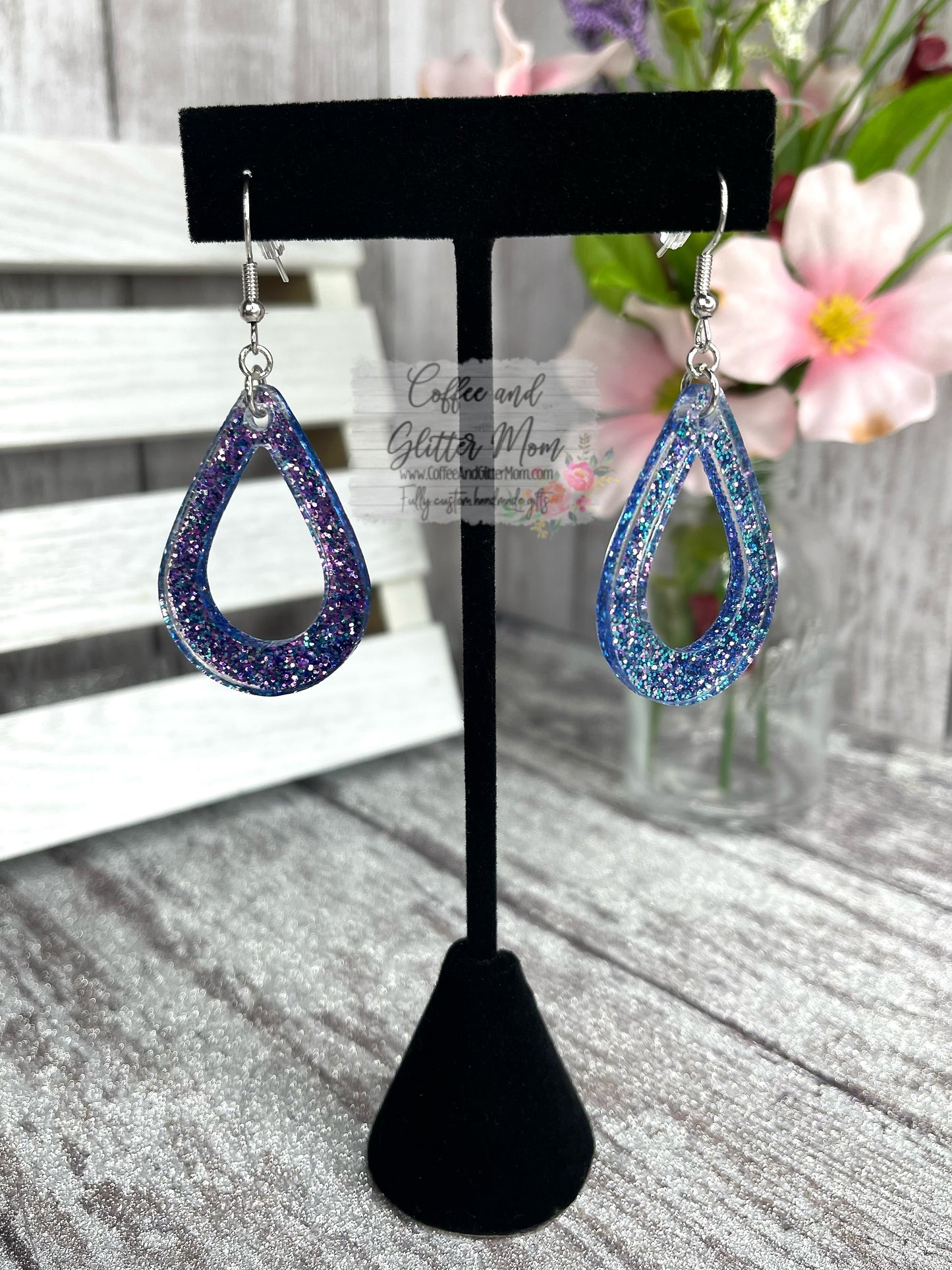 Mystic Color Shift Teardrop Earrings