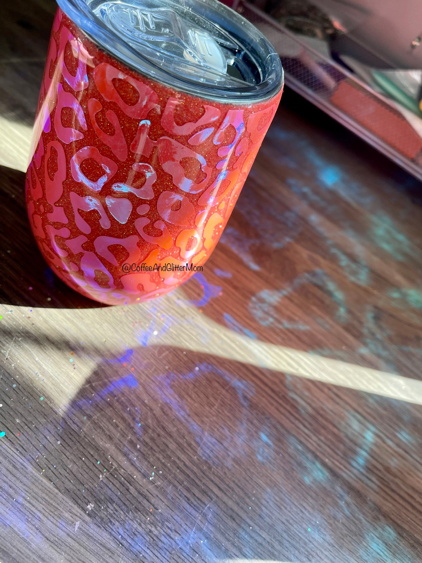 Sunfire Animal Print Wine Tumbler