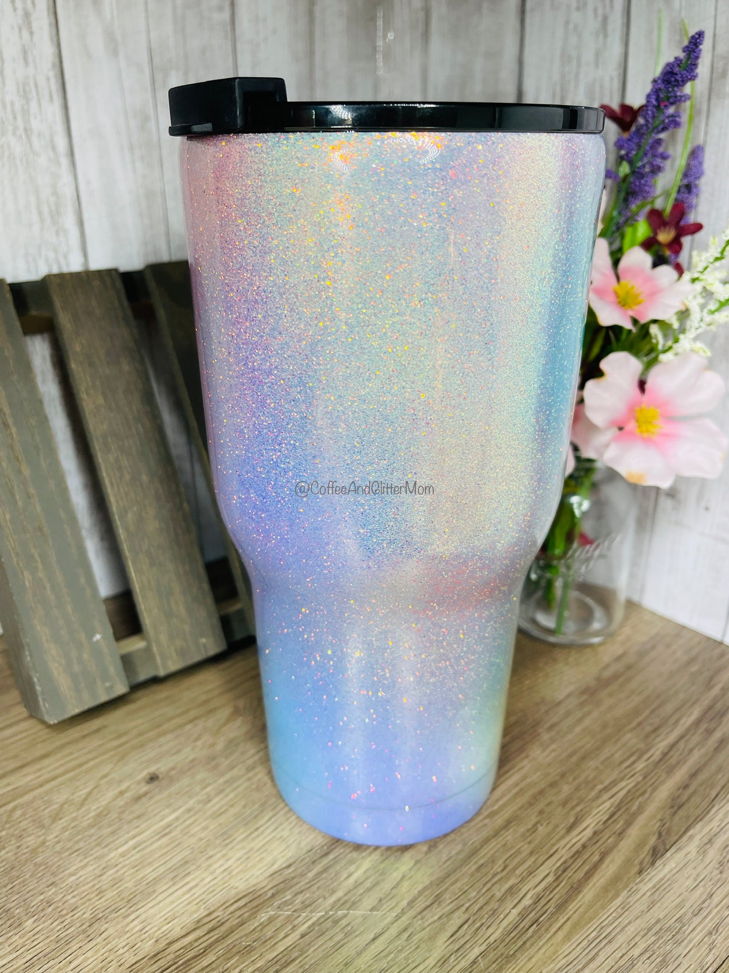 Summer Vibes Tie-Dye 30oz Slim Curve