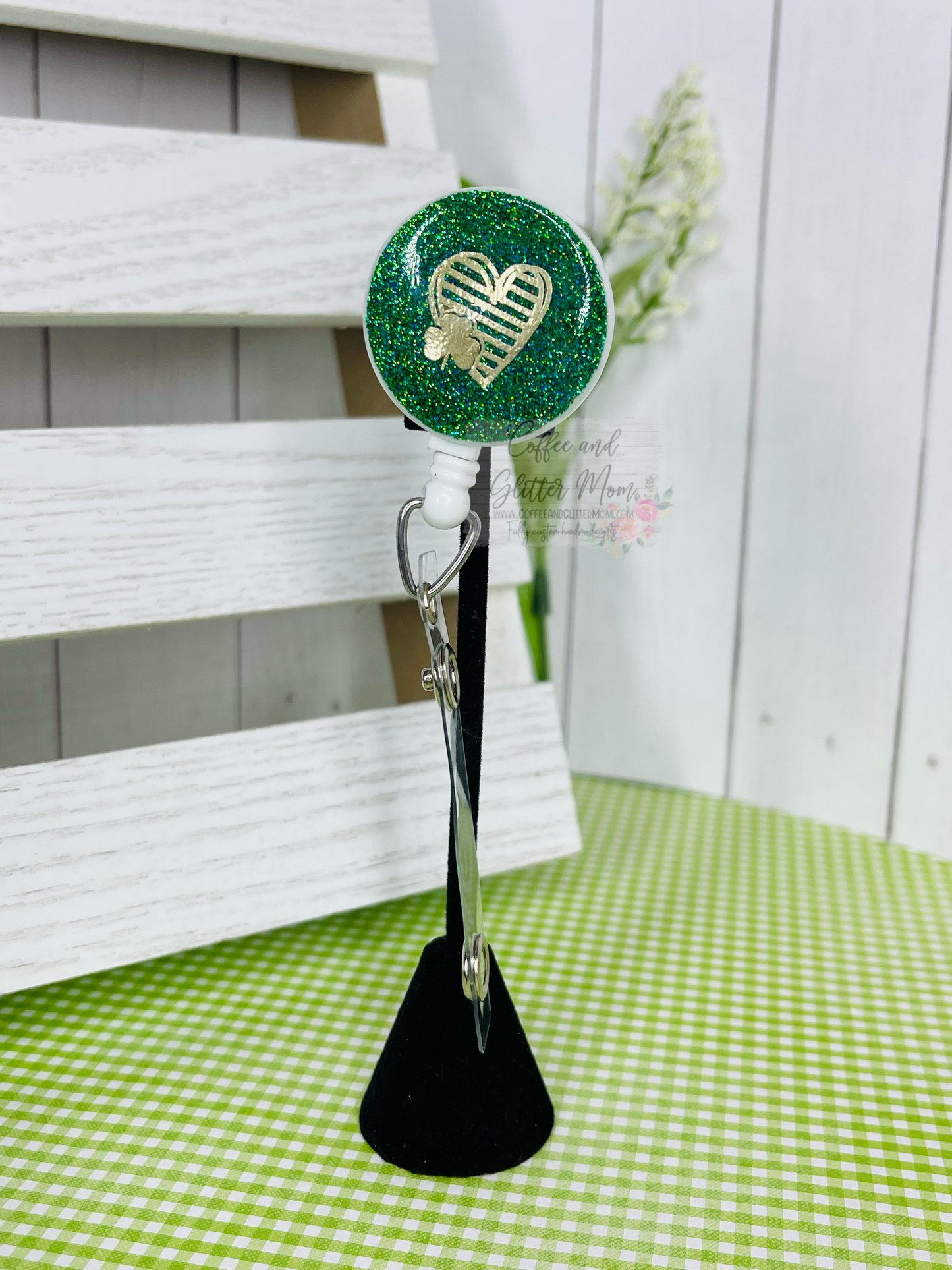 Golden Heart St. Patrick's Day Badge Reel