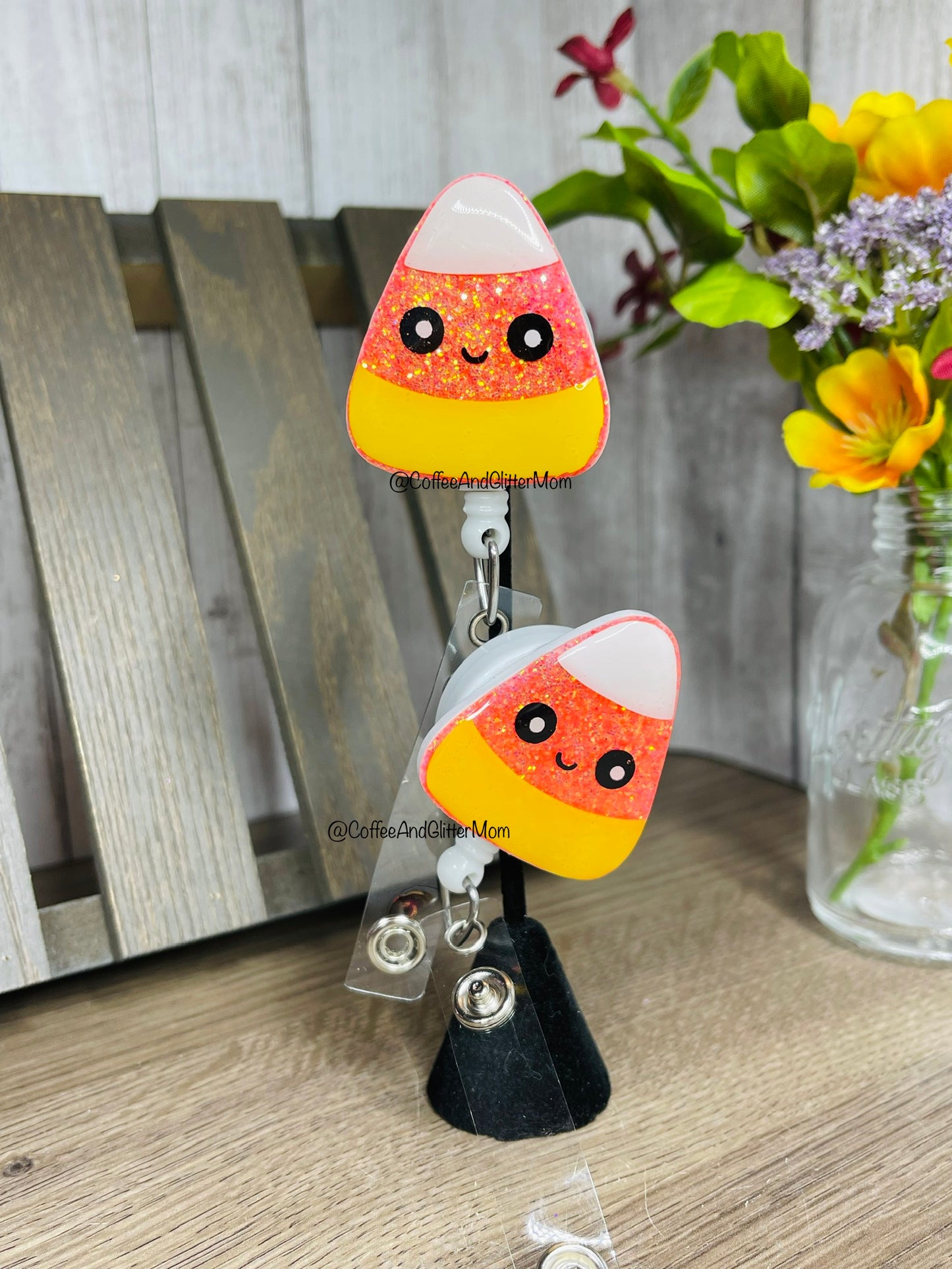 Candy Corn Cutie Badge Reel