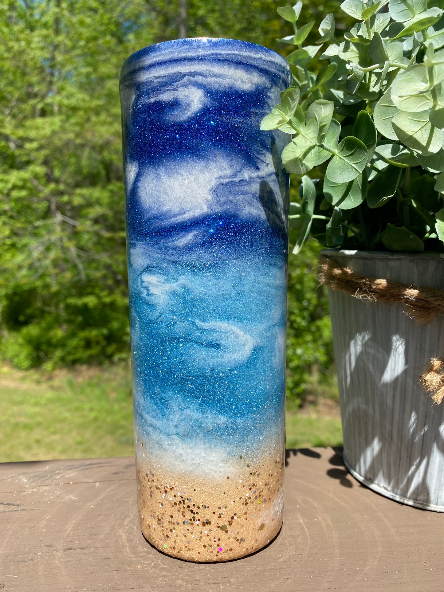 Beach Scene 20oz Skinny Tumbler