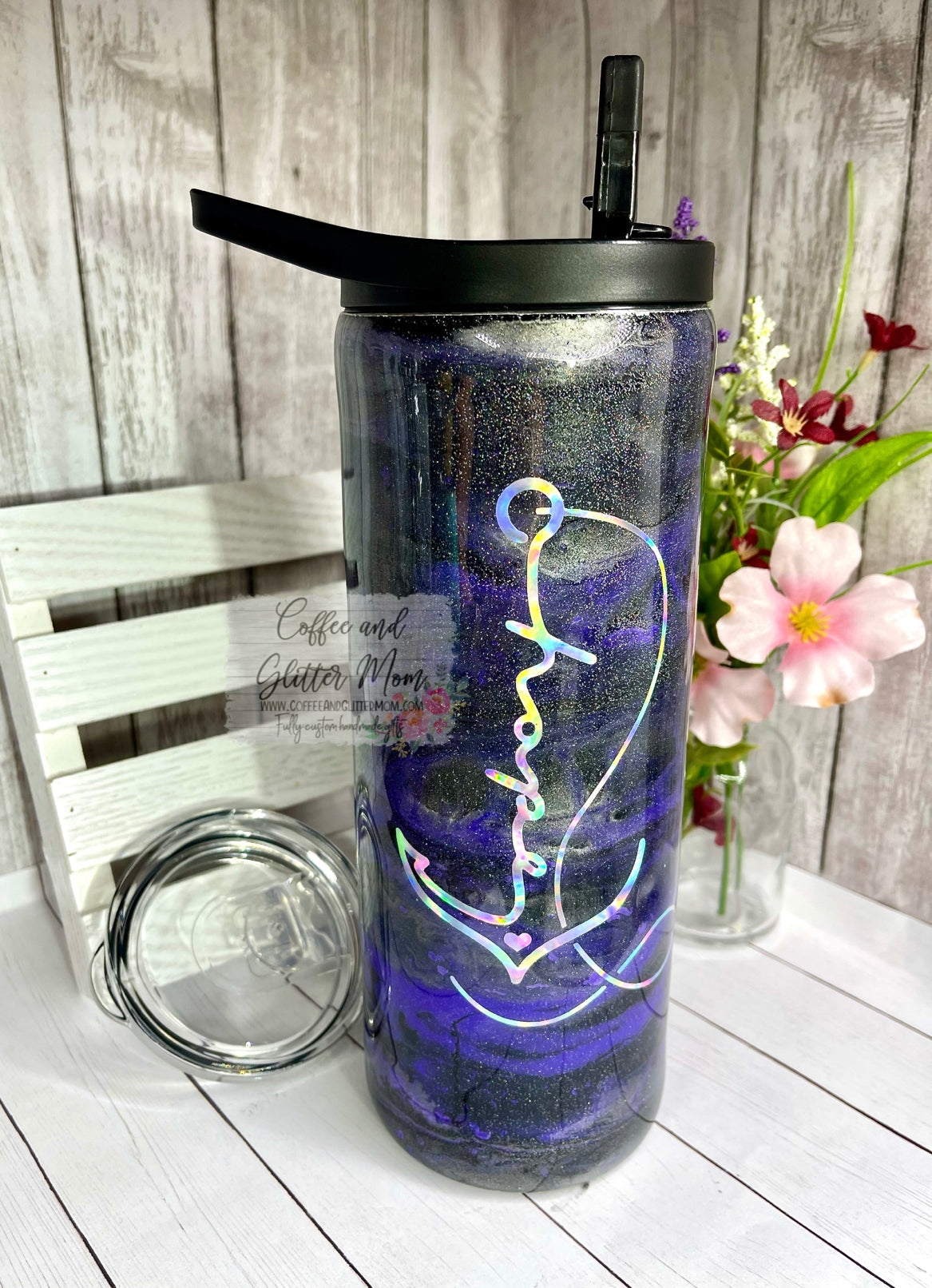 Hope Purple Blend Anchor 25oz Duo-Lid Skinny