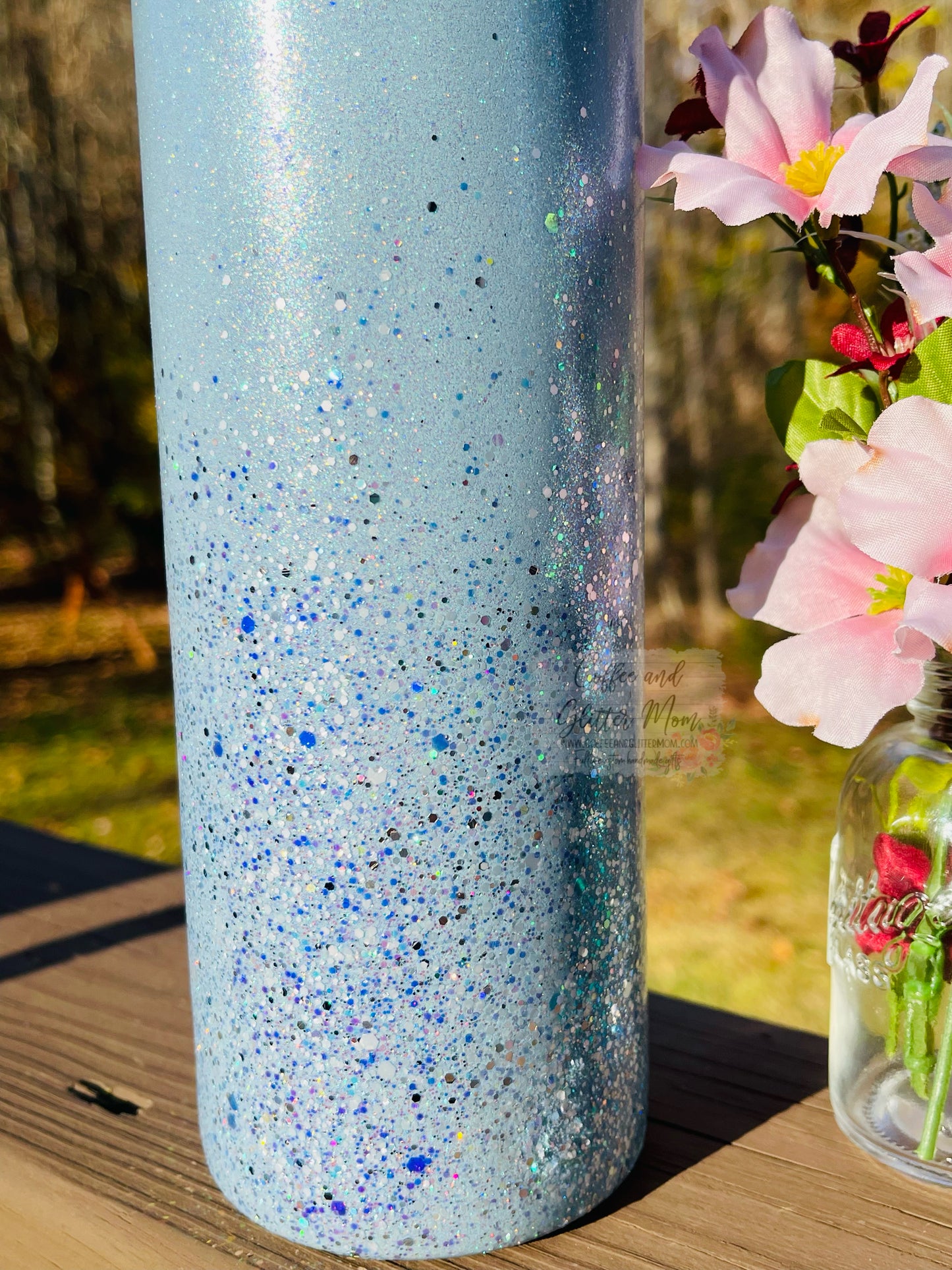 Periwinkle Eternal Ice 30oz Duo-Lid Skinny Tumbler With Straw