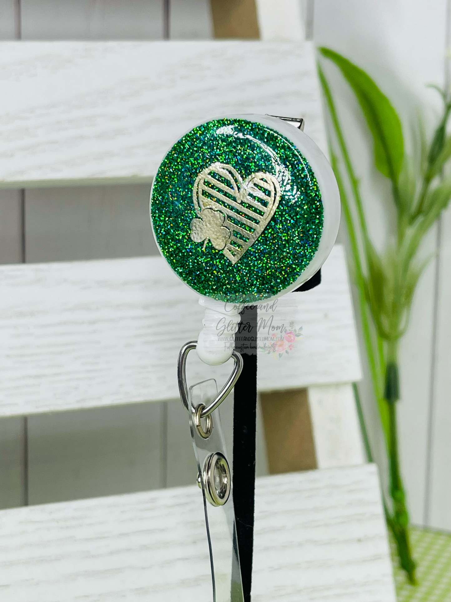 Golden Heart St. Patrick's Day Badge Reel