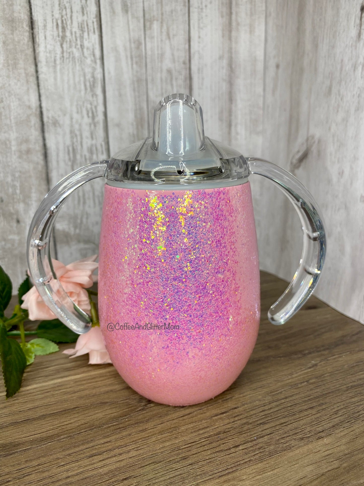 Light Pink Opal 8oz Sippy Cup