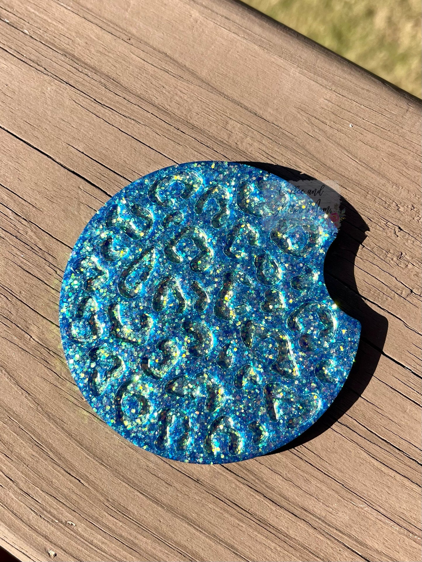 Leopard Print Ever After Small Car Coaster