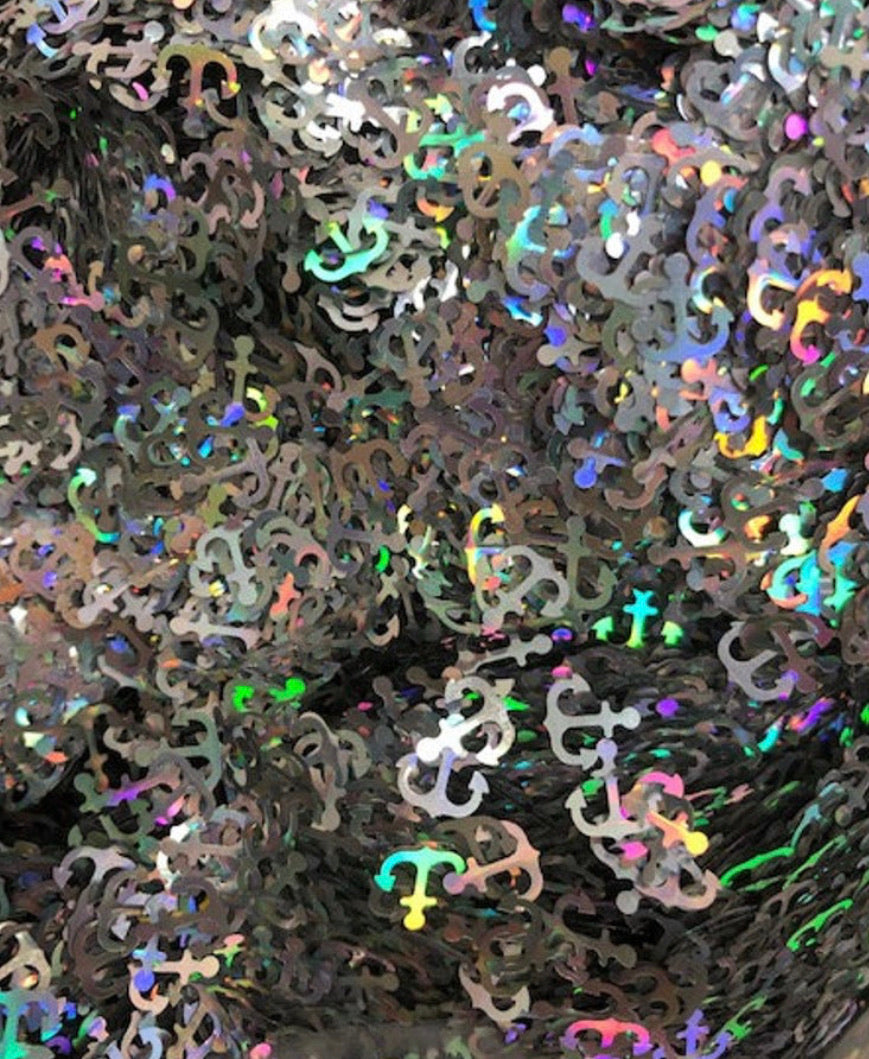 Silver Holographic Anchors