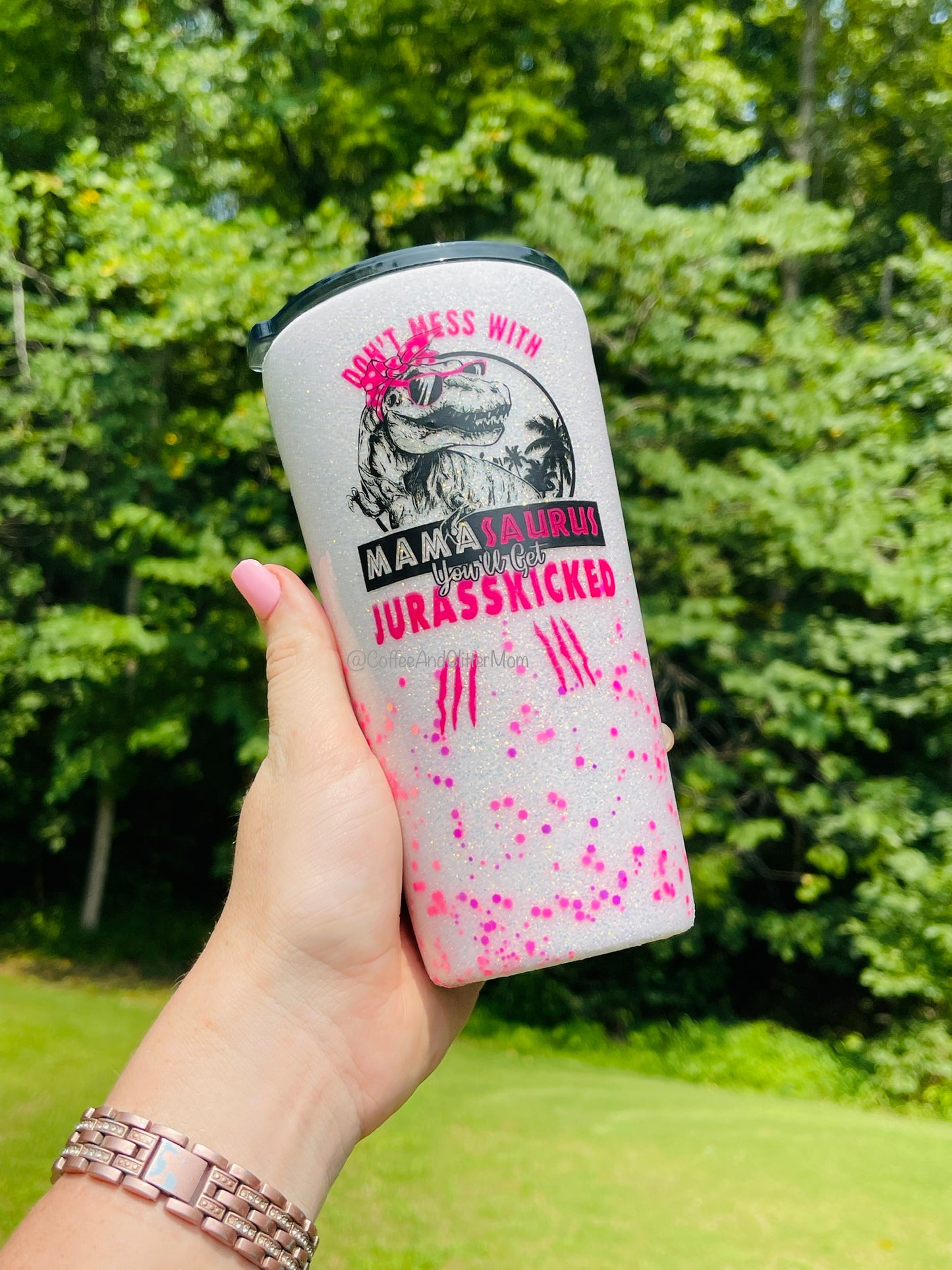 Don’t Mess With Mamasaurus 16oz Slim Pint