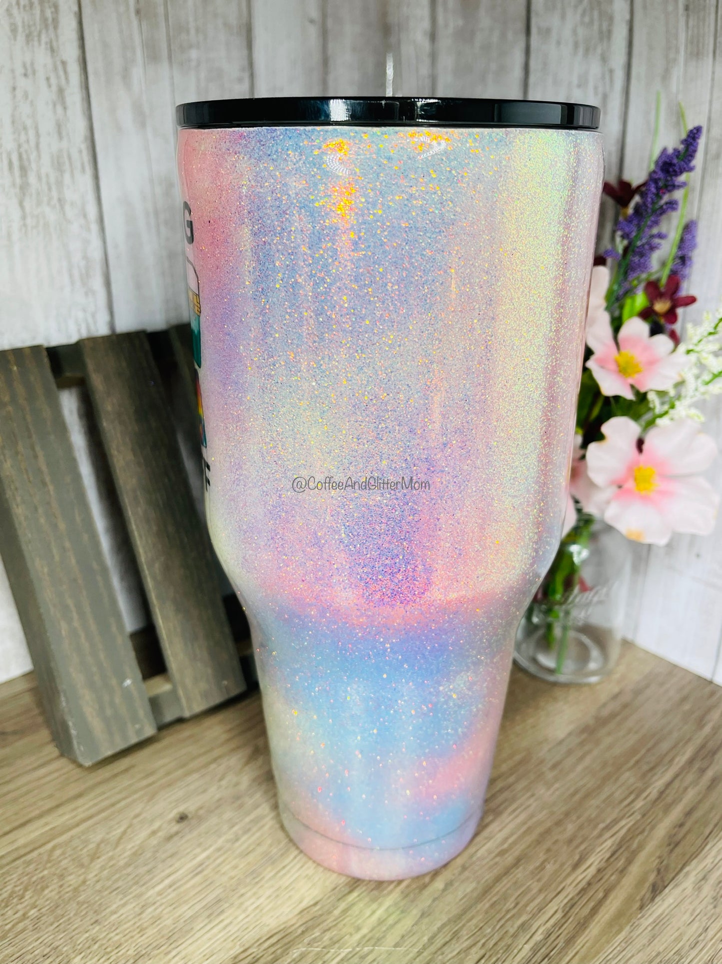 Busy Doing Lake Stuff Tie-Dye Pastel 40oz