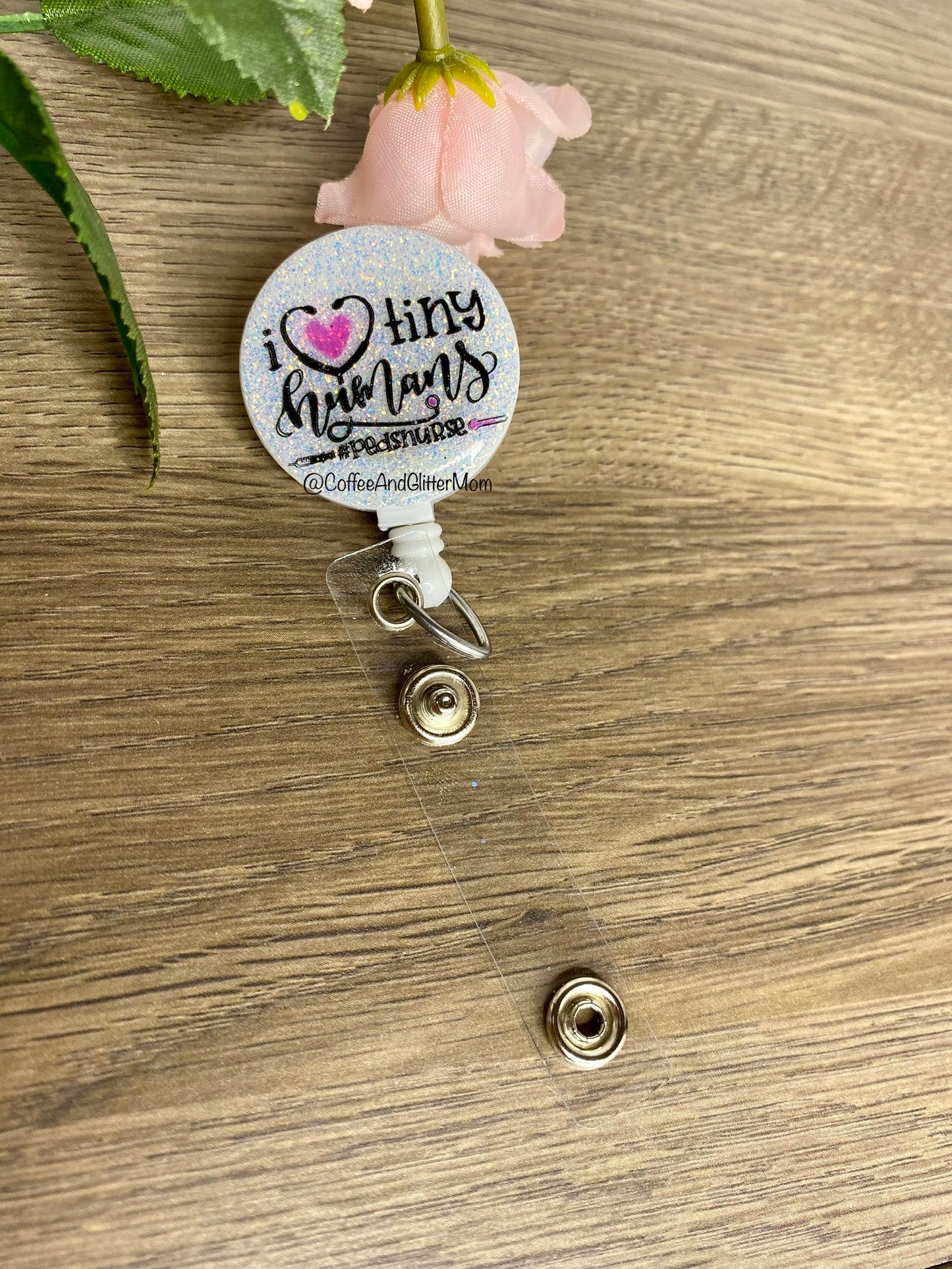 I Love Tiny Humans Badge Reel