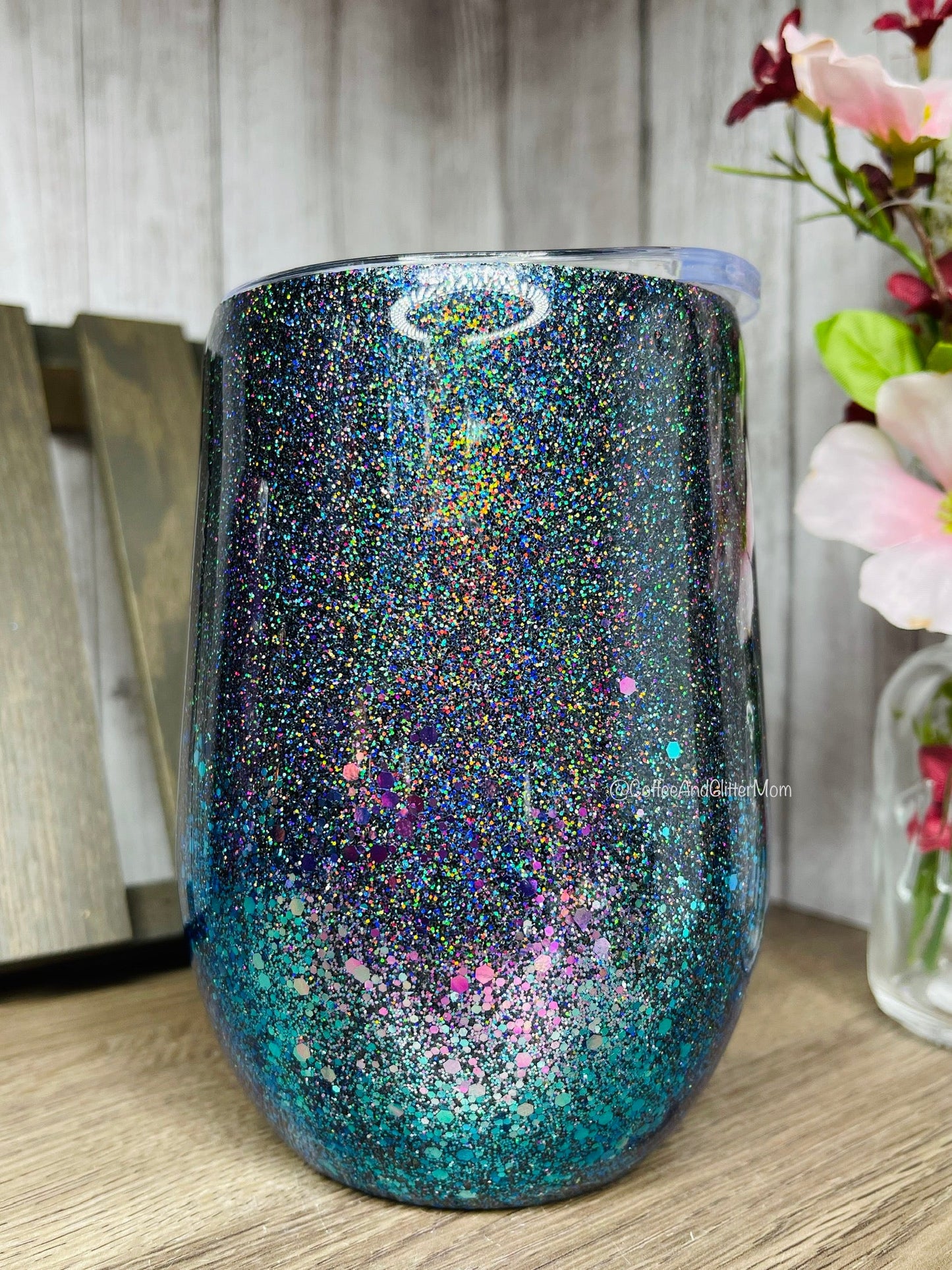 The Mystic Holographic Black Tumbler