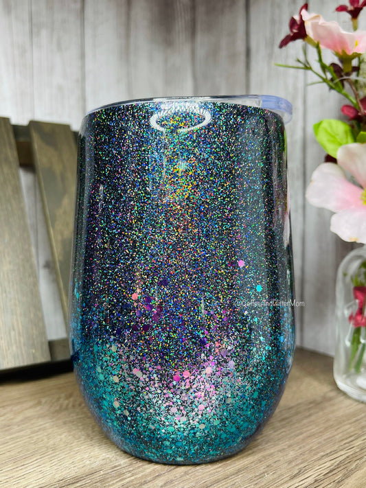 The Mystic Holographic Black Tumbler