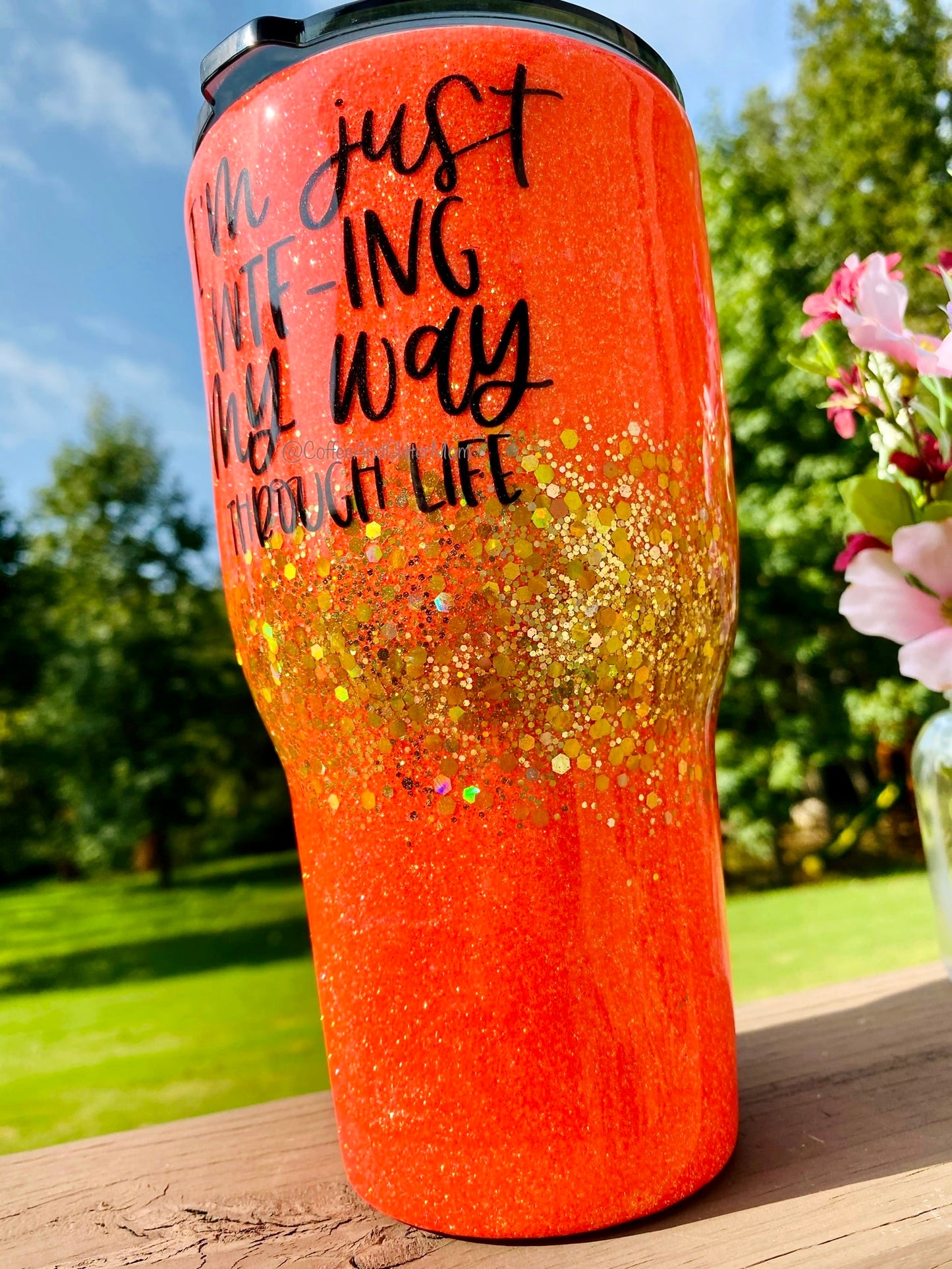 Sunburst Golden Belt Tumbler