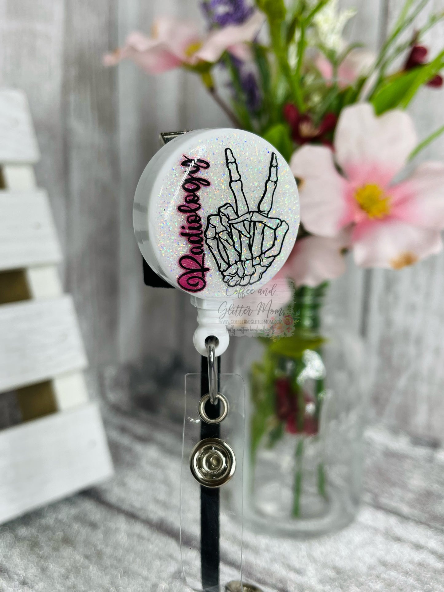 Radiology Peace Badge Reel