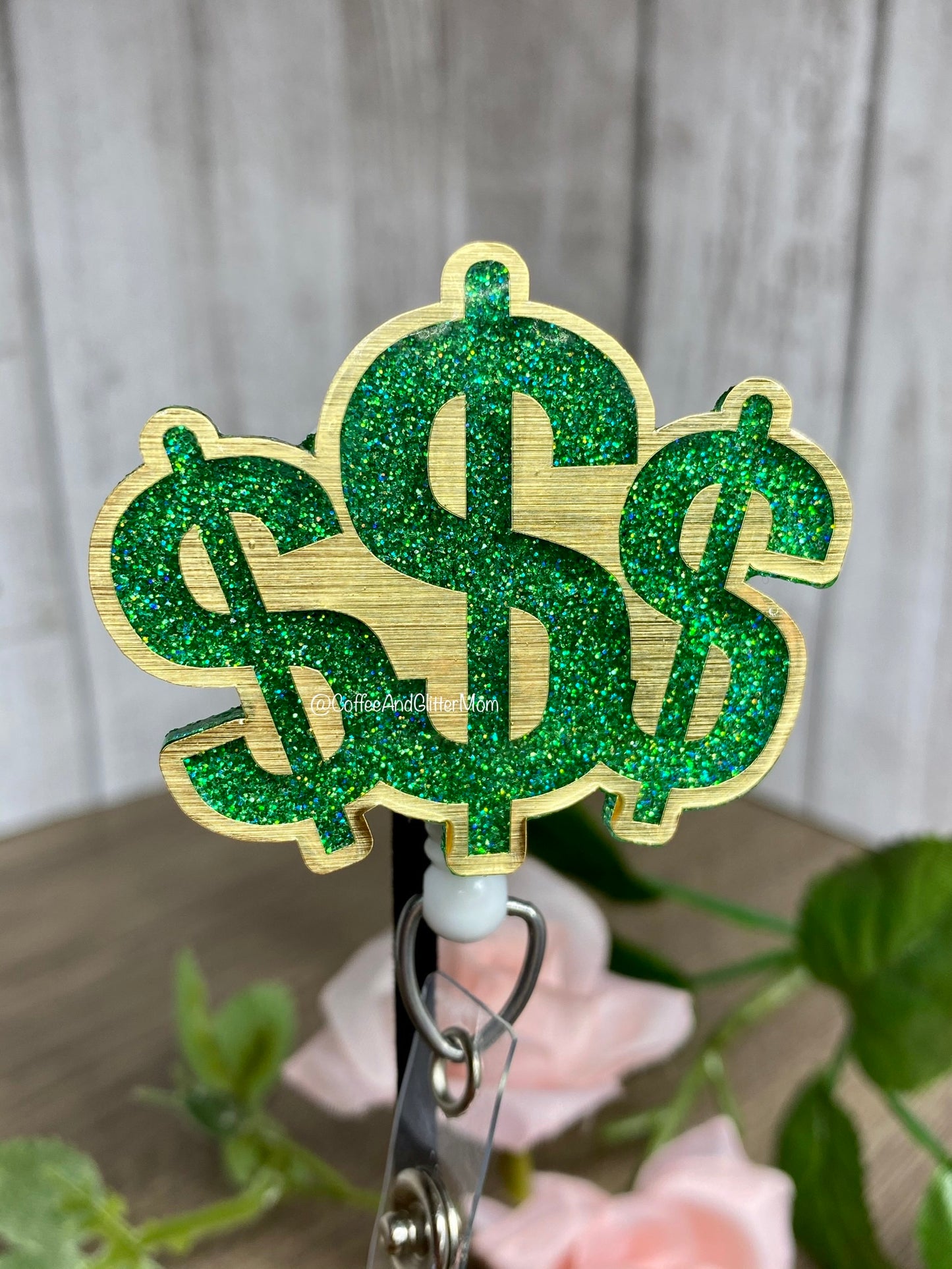 Dollar Signs Badge Reel