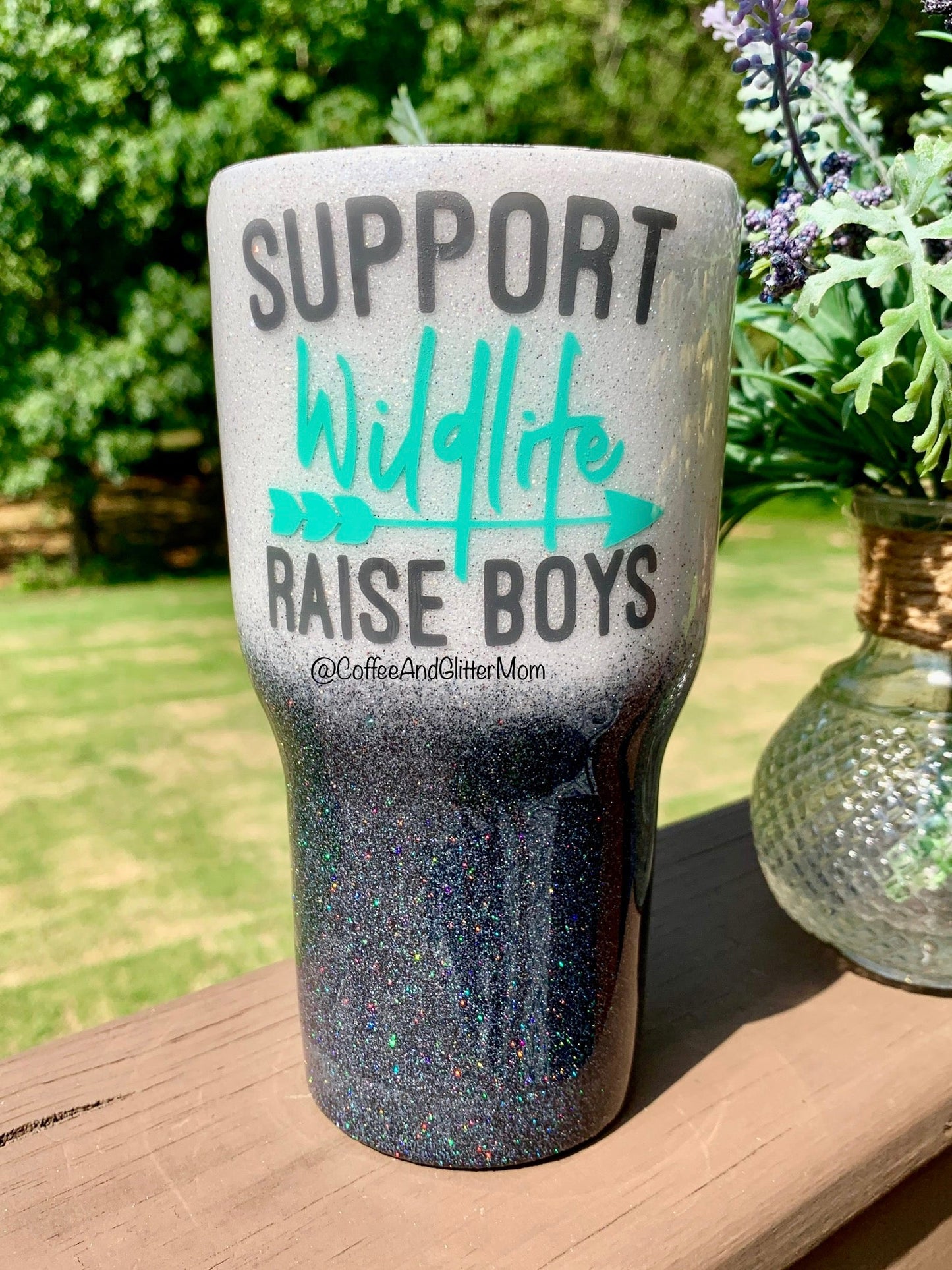 The Holographic Gunmetal Flash Tumbler