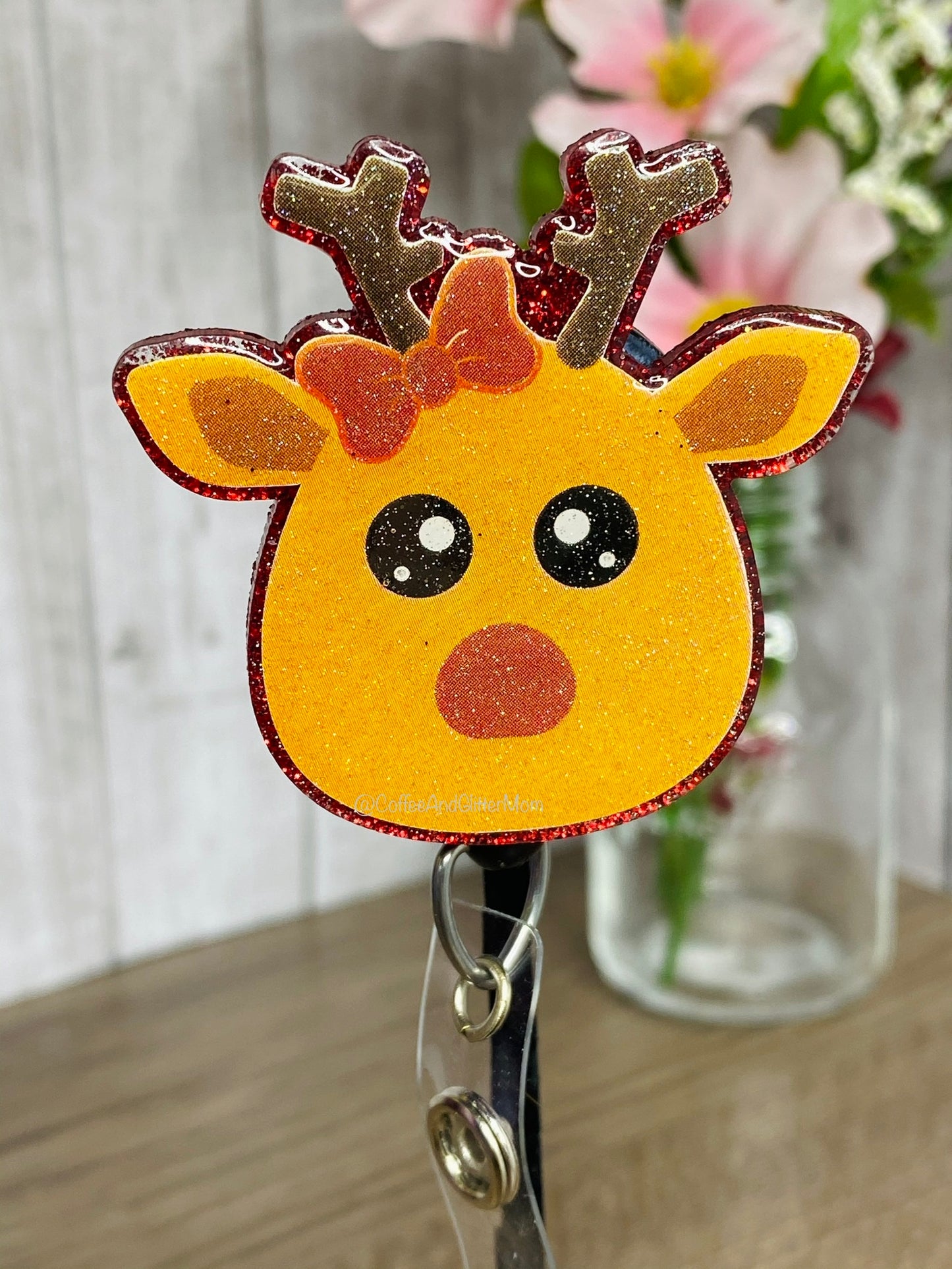 Reindeer Badge Reel