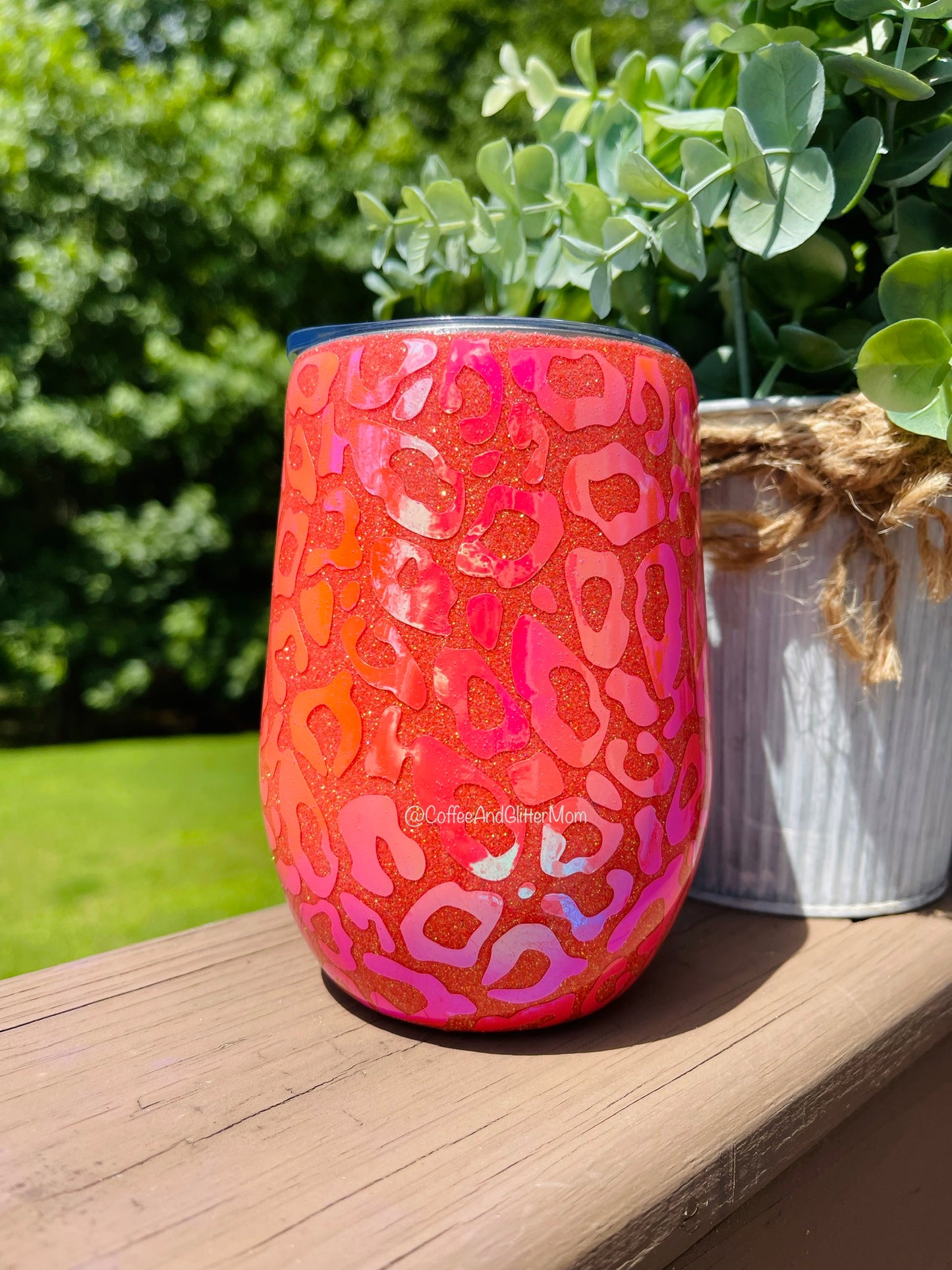 Sunfire Animal Print Wine Tumbler
