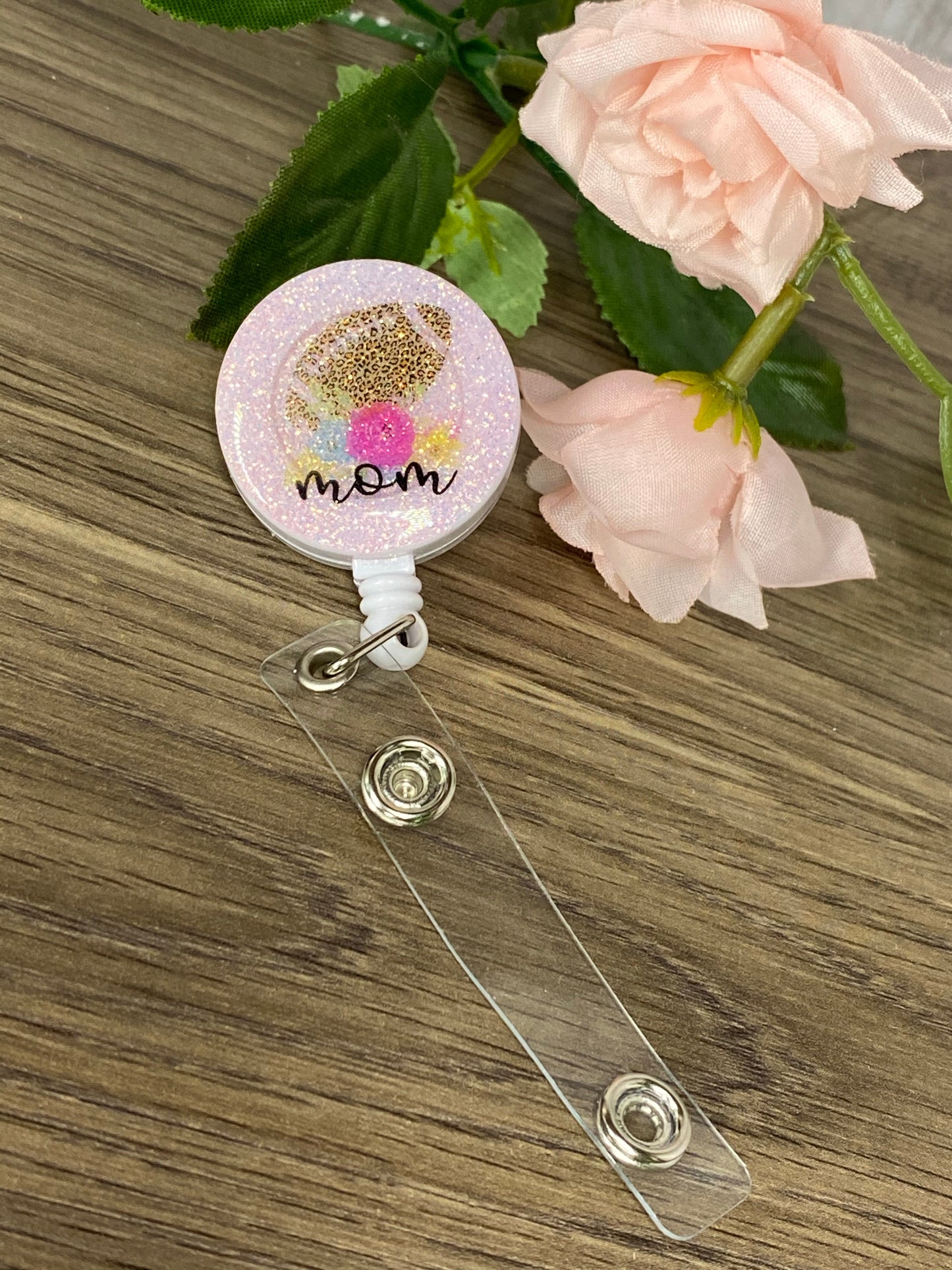 Football Mom Badge Reel