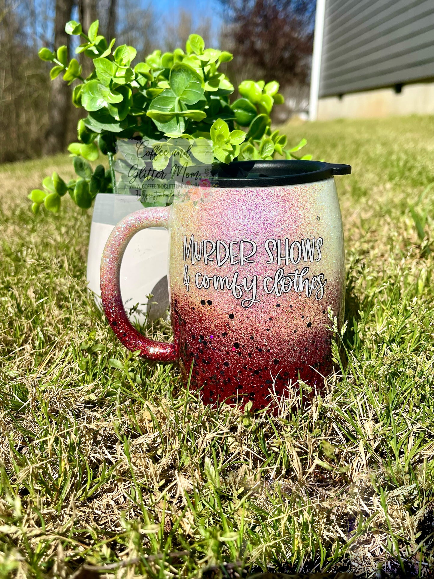 True Crime Junkie/Murder Cloths 14oz Coffee Tumbler with Lid and Straw