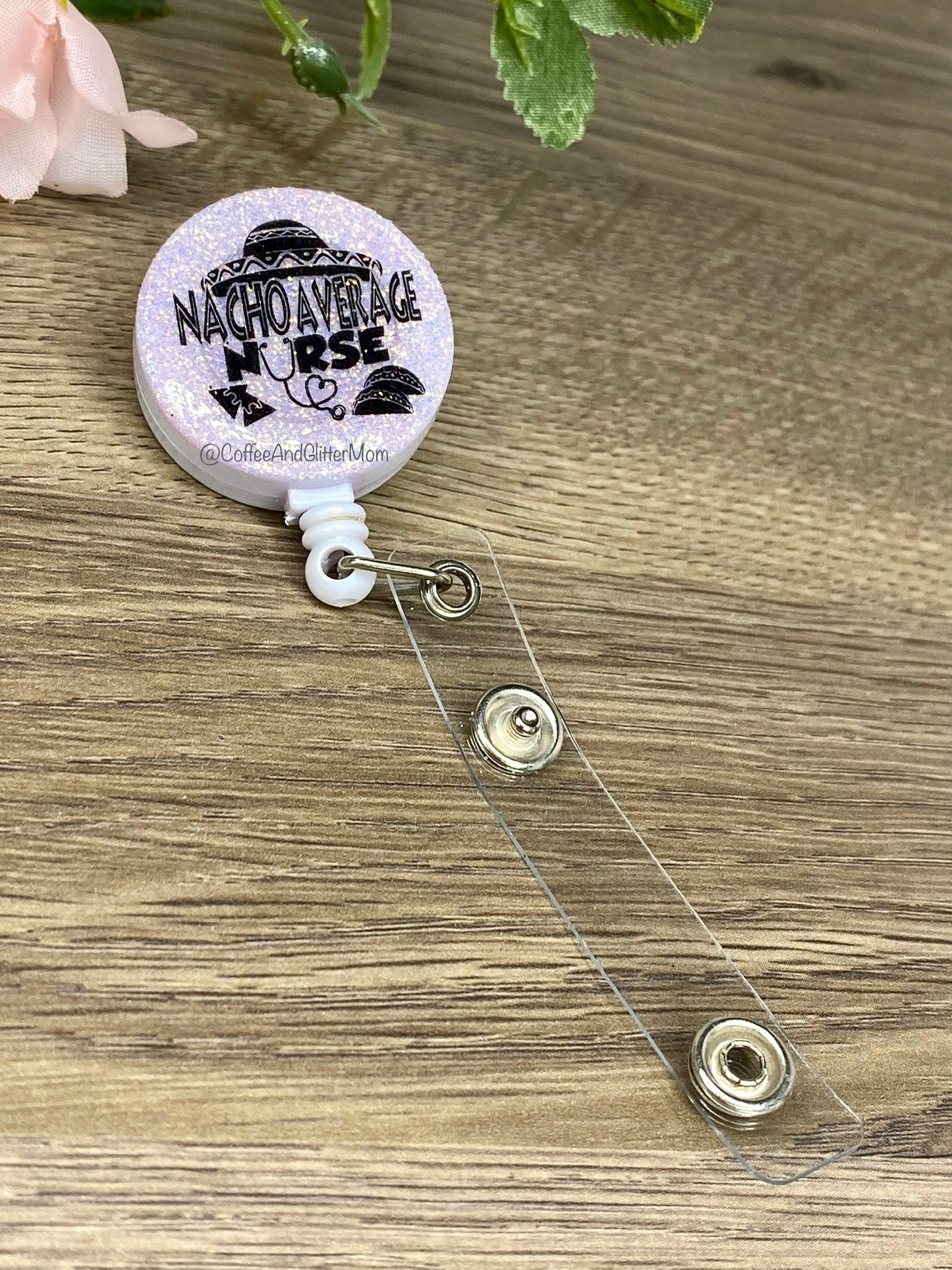 PREORDER Nacho Average Nurse Badge Reel