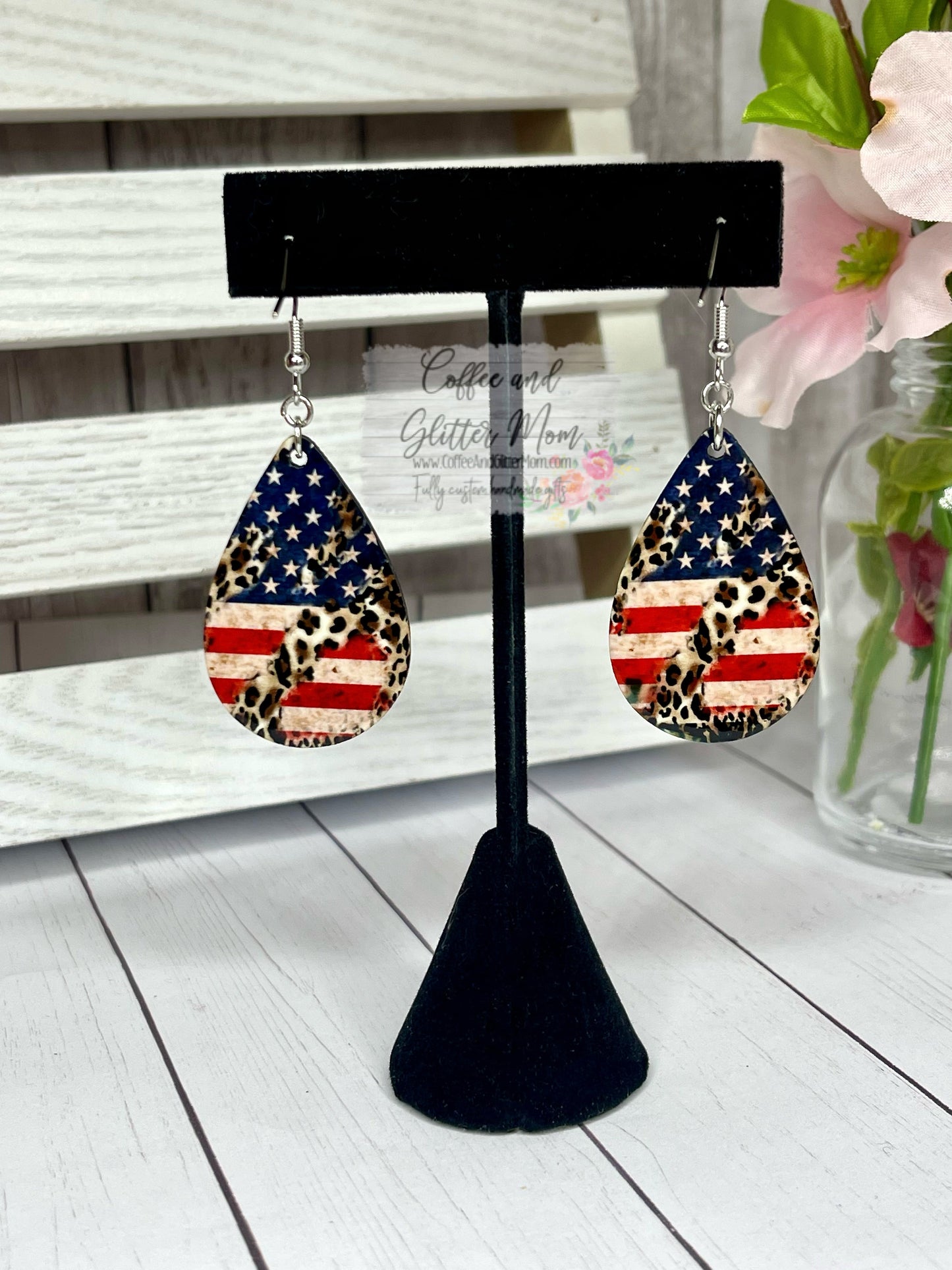 American Animal Teardrop Earrings RTS
