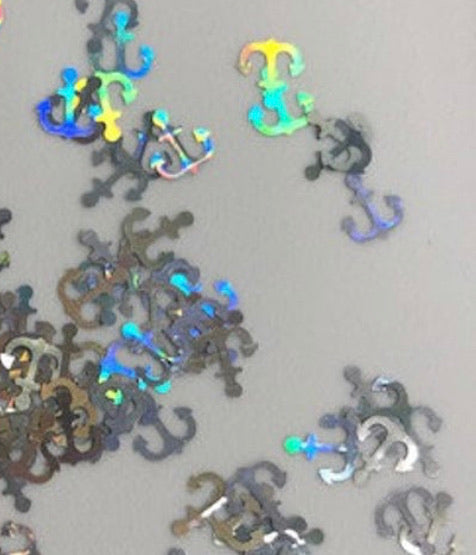 Silver Holographic Anchors