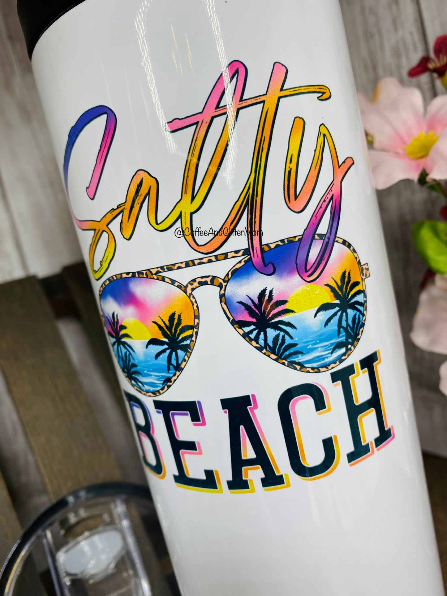 25oz Duo-Lid Salty Beach Skinny