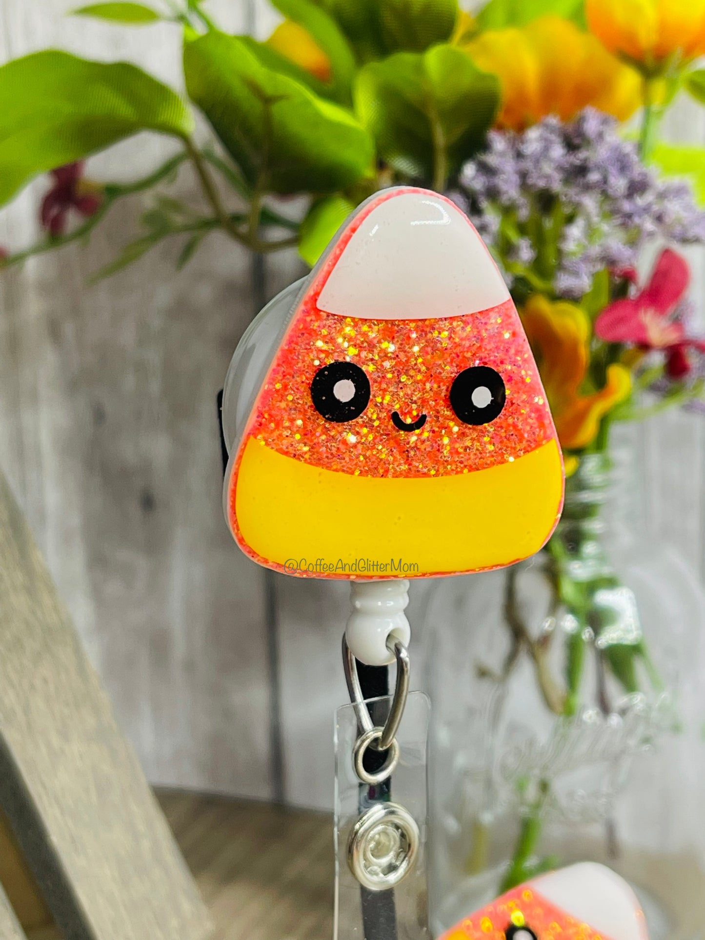 Candy Corn Cutie Badge Reel