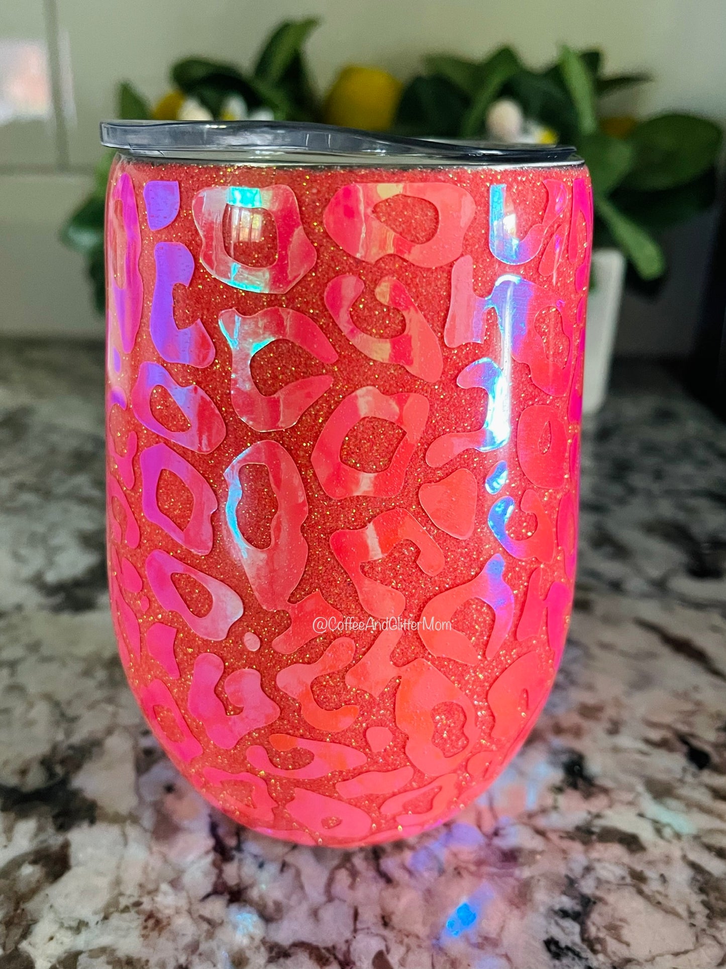 Sunfire Animal Print Wine Tumbler