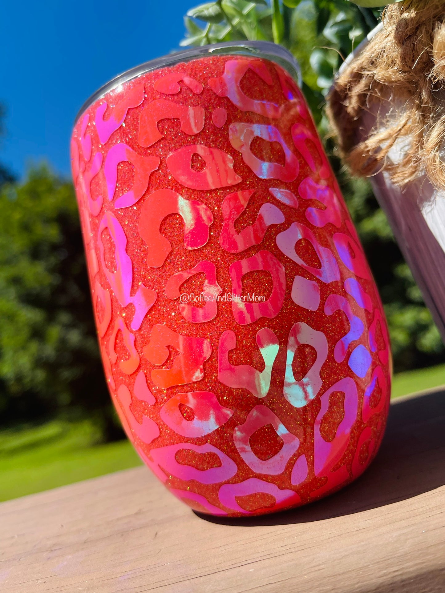 Sunfire Animal Print Wine Tumbler