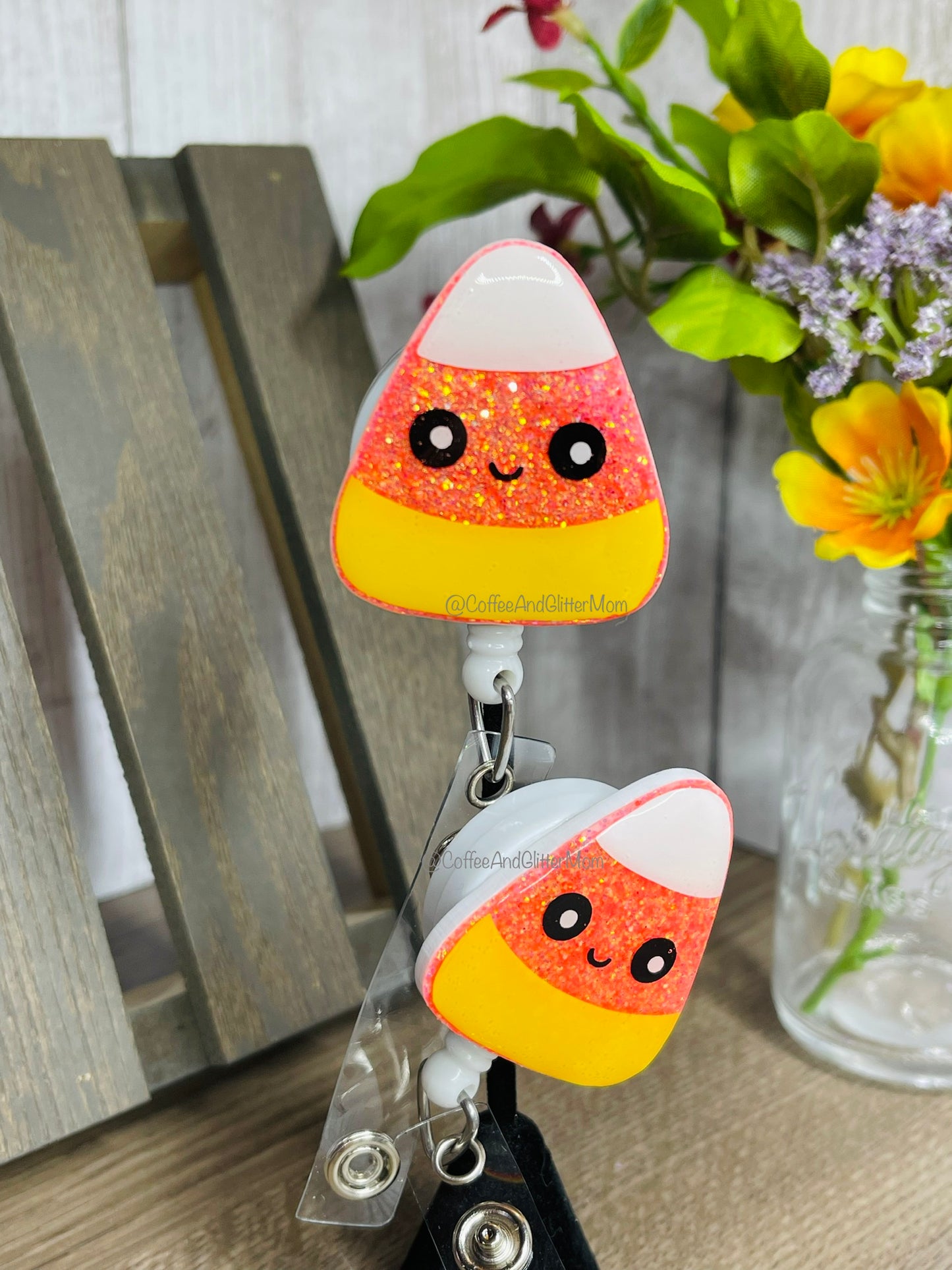 Candy Corn Cutie Badge Reel