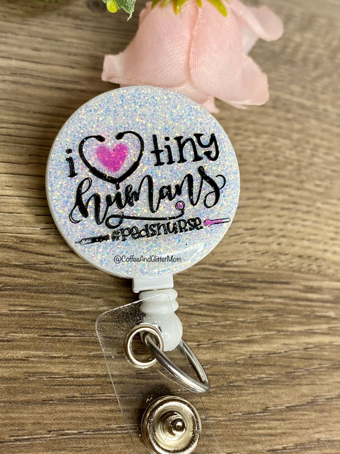 I Love Tiny Humans Badge Reel