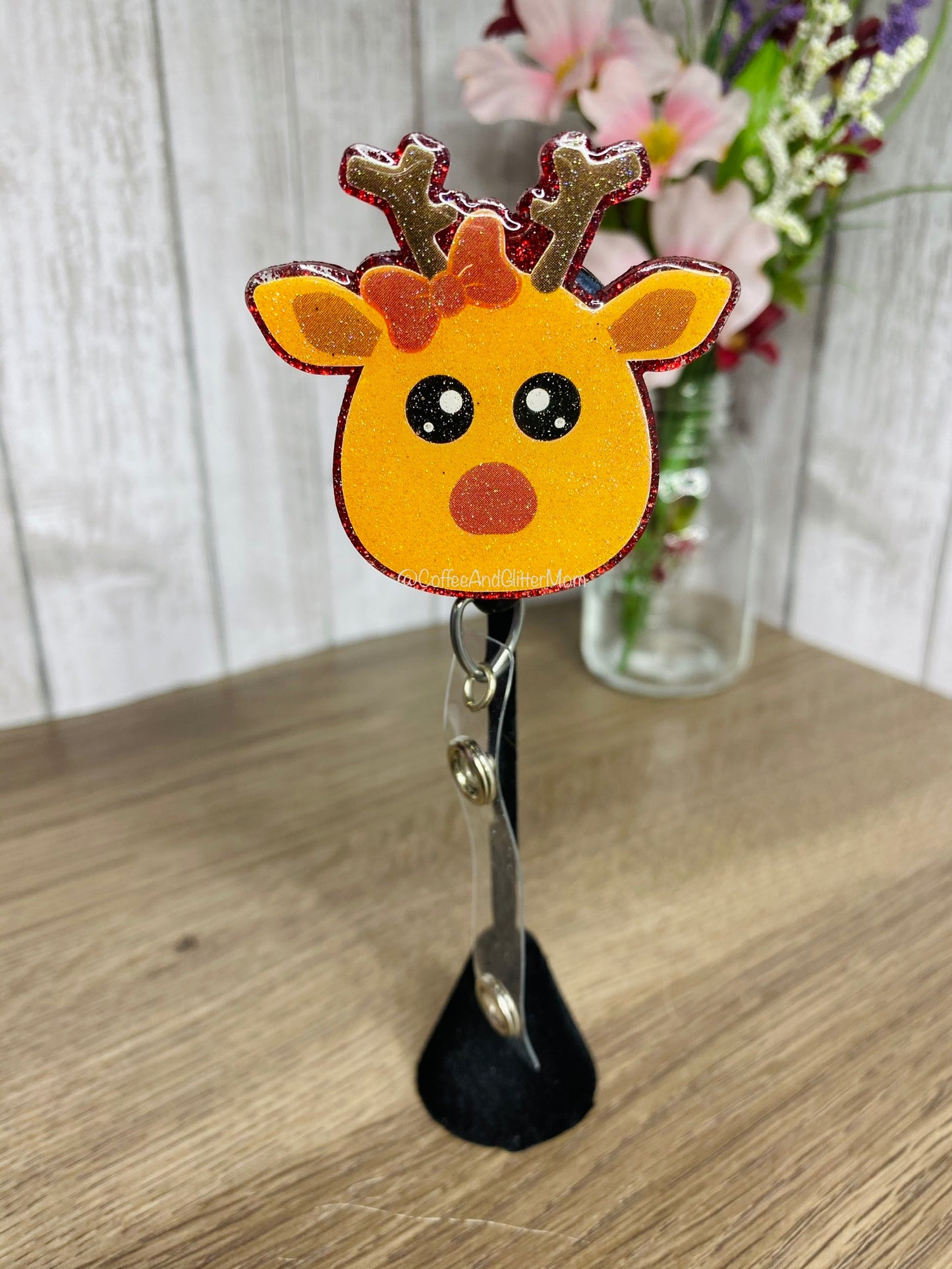 Reindeer Badge Reel
